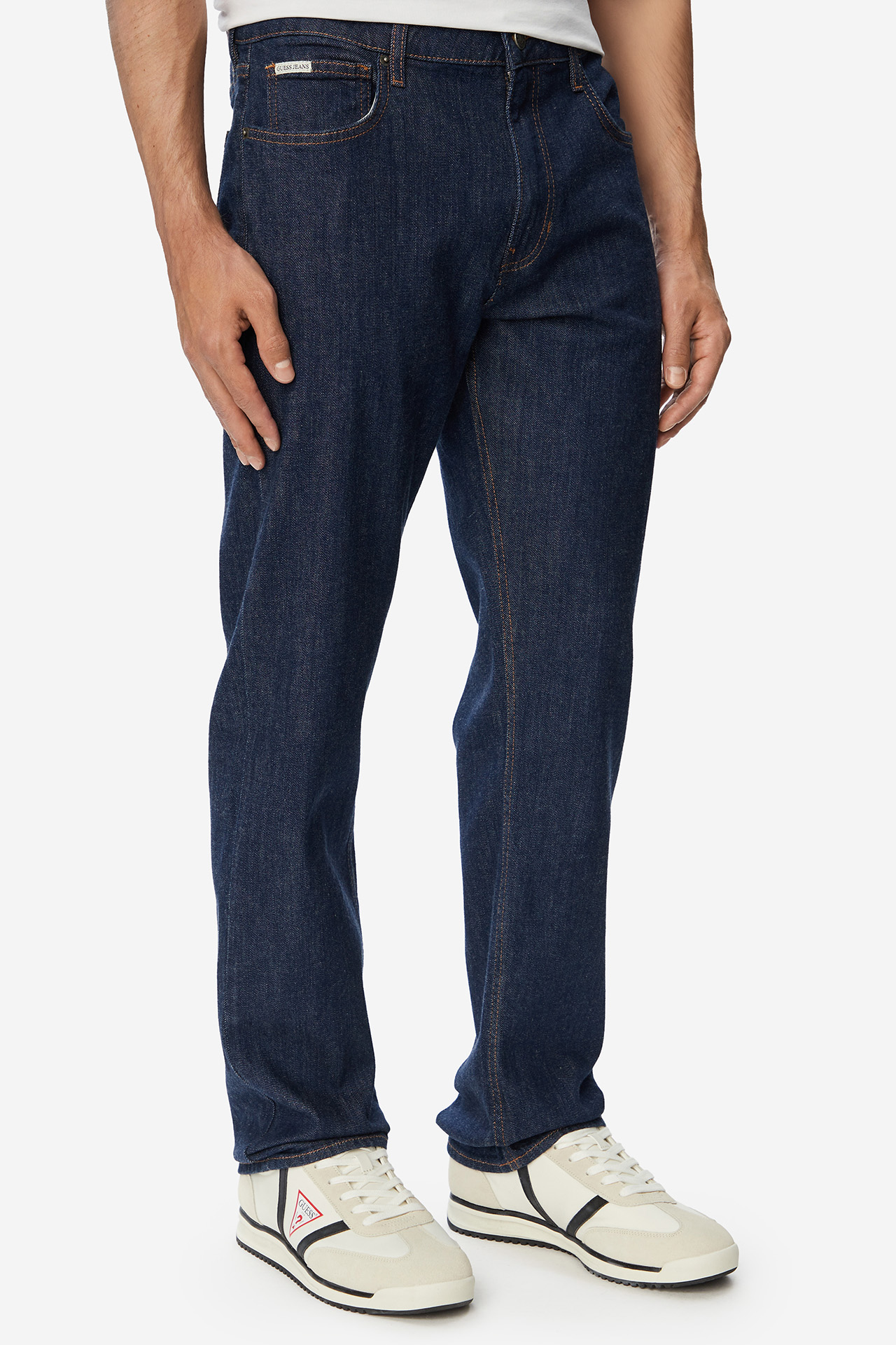 Spodnie jeansowe GUESS M6RA1BD002G-GDRK Granatowy