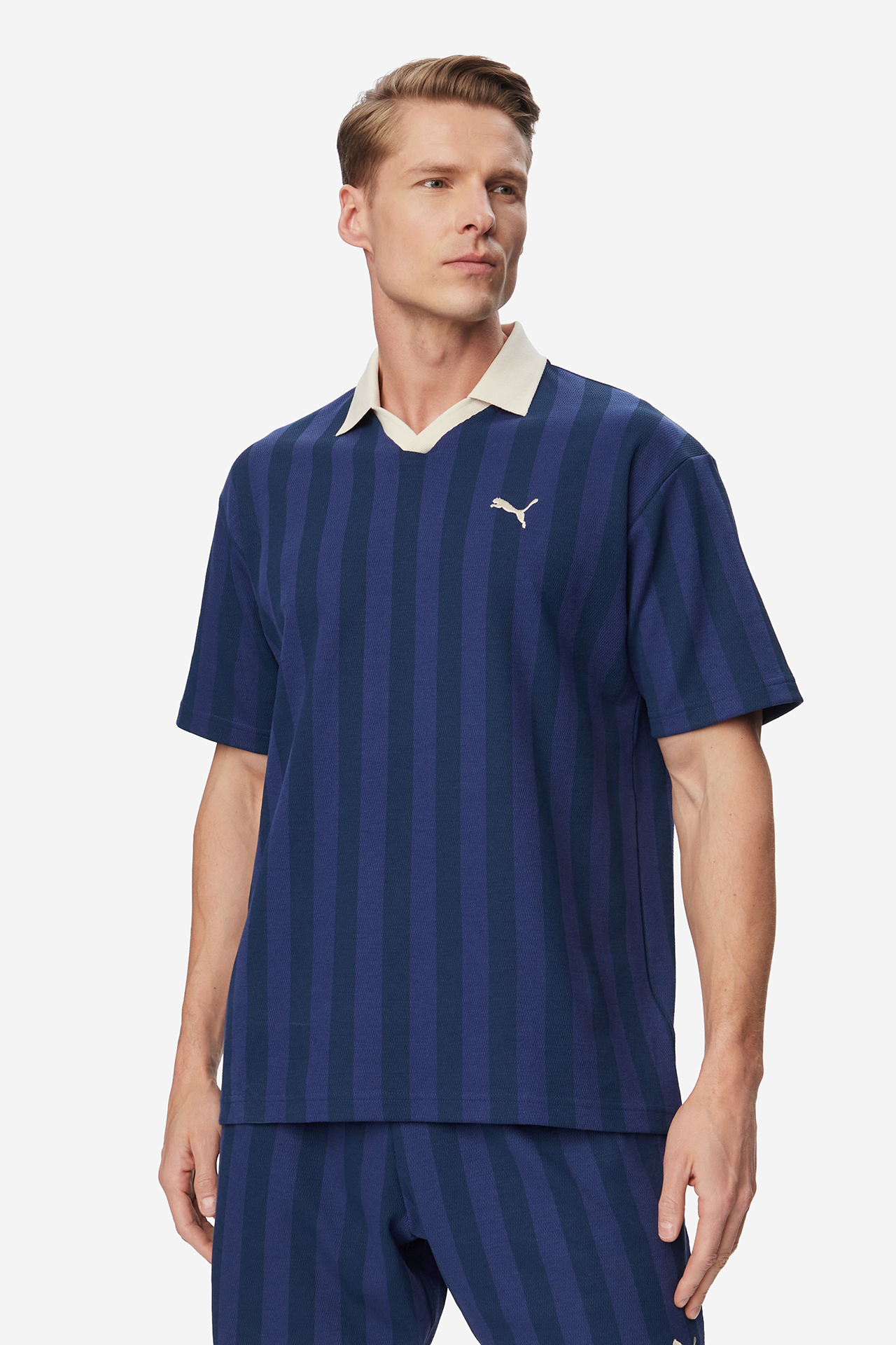 Koszulka polo PUMA 692069-49 Niebieski