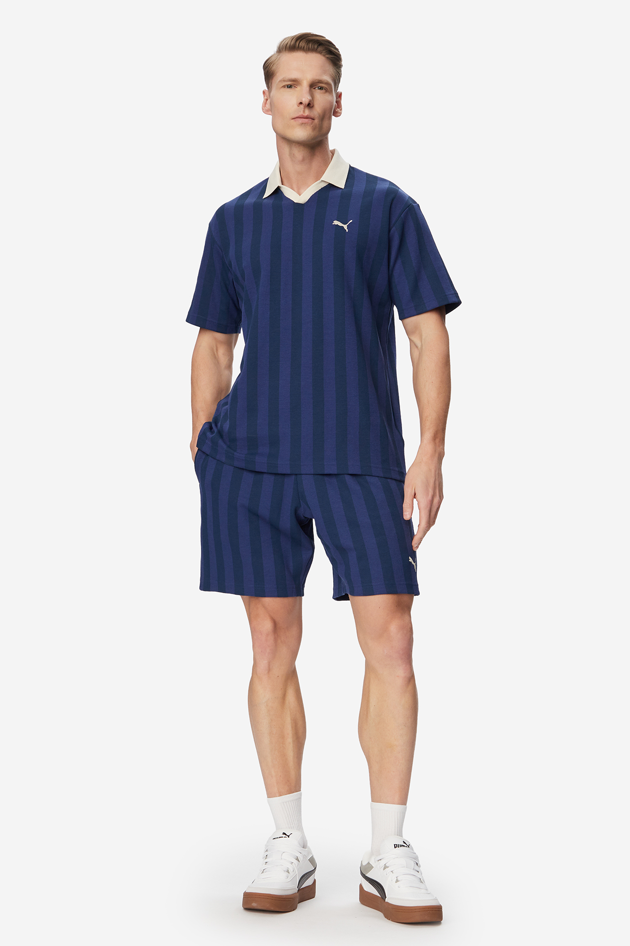 Koszulka polo PUMA 692069-49 Niebieski