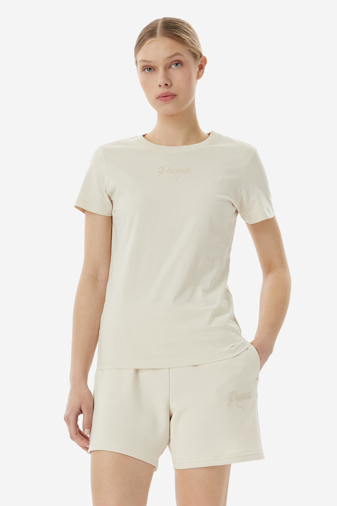T-shirt PUMA 691760-87 Kremowy