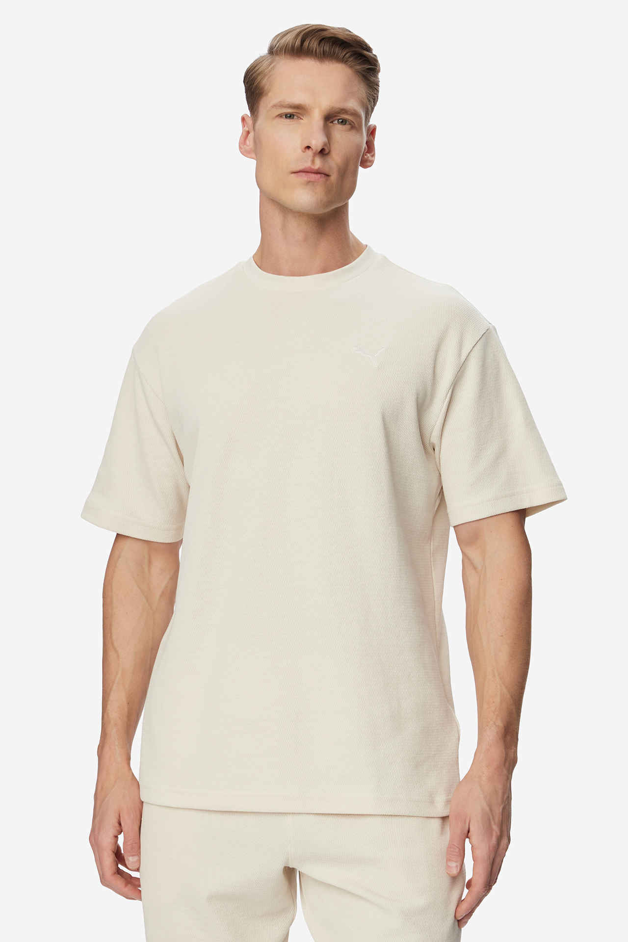 T-shirt PUMA 692018-87 Kremowy