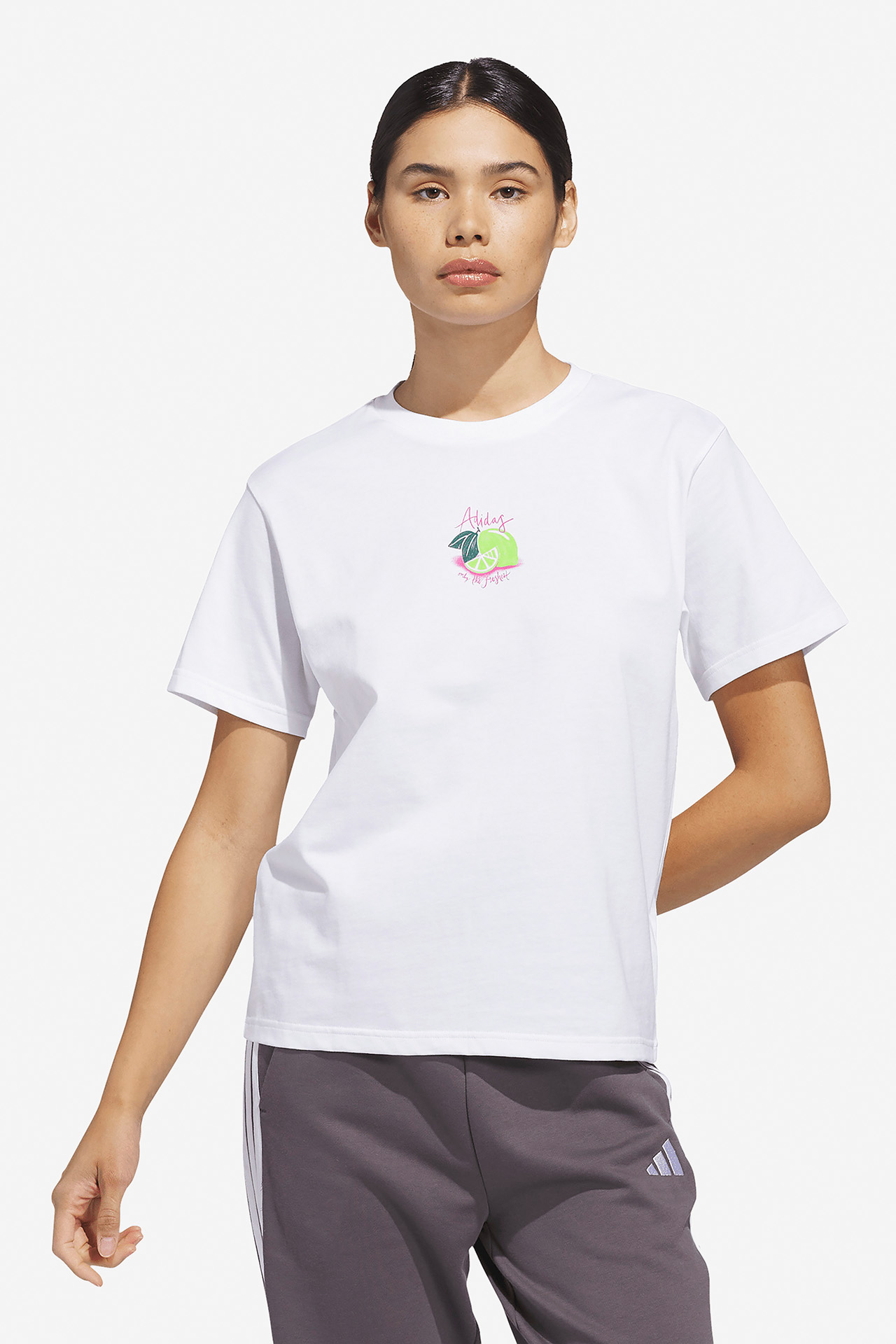 T-shirt adidas KB2458 Biały