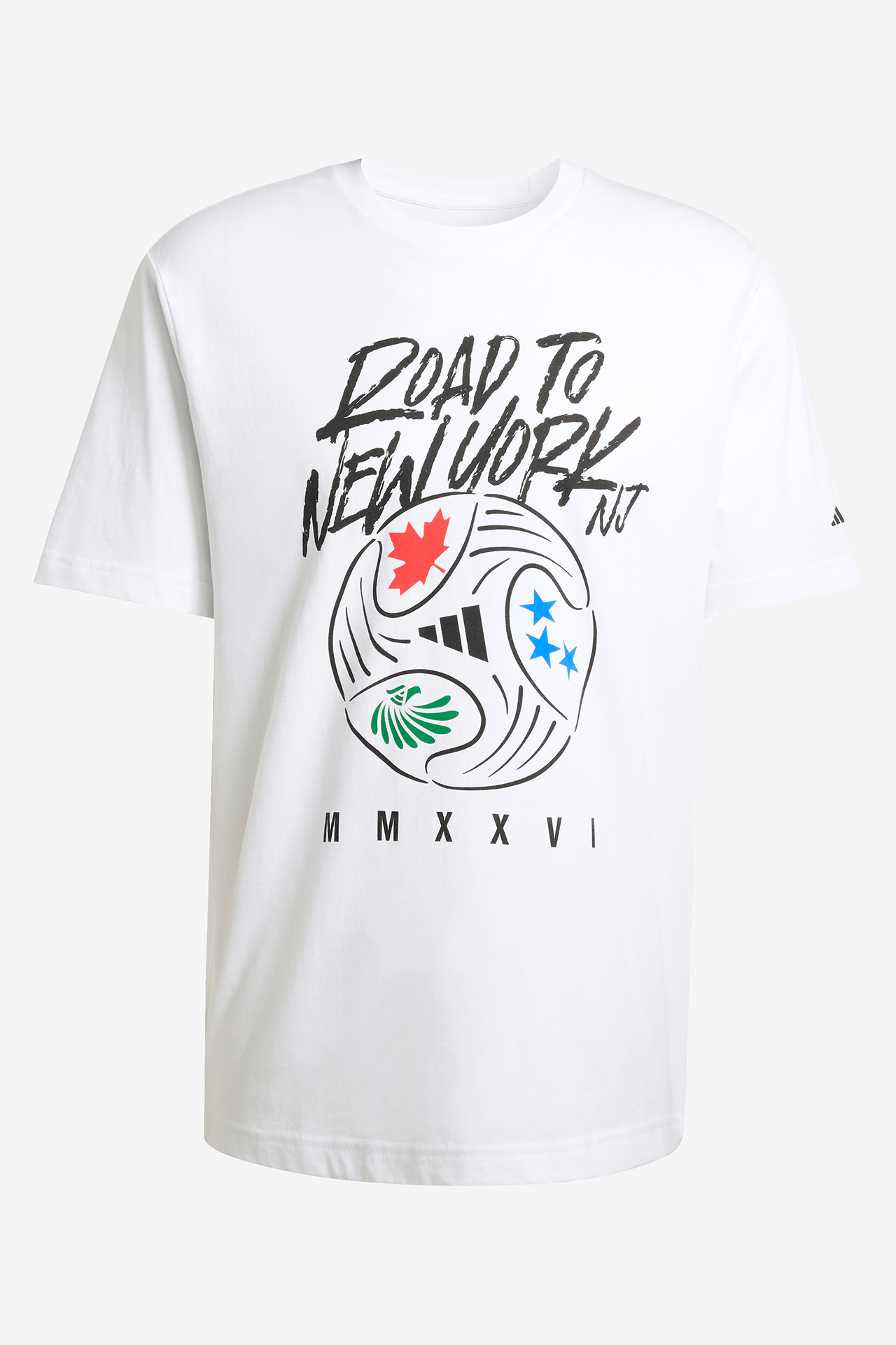 T-shirt adidas KB2535 Biały