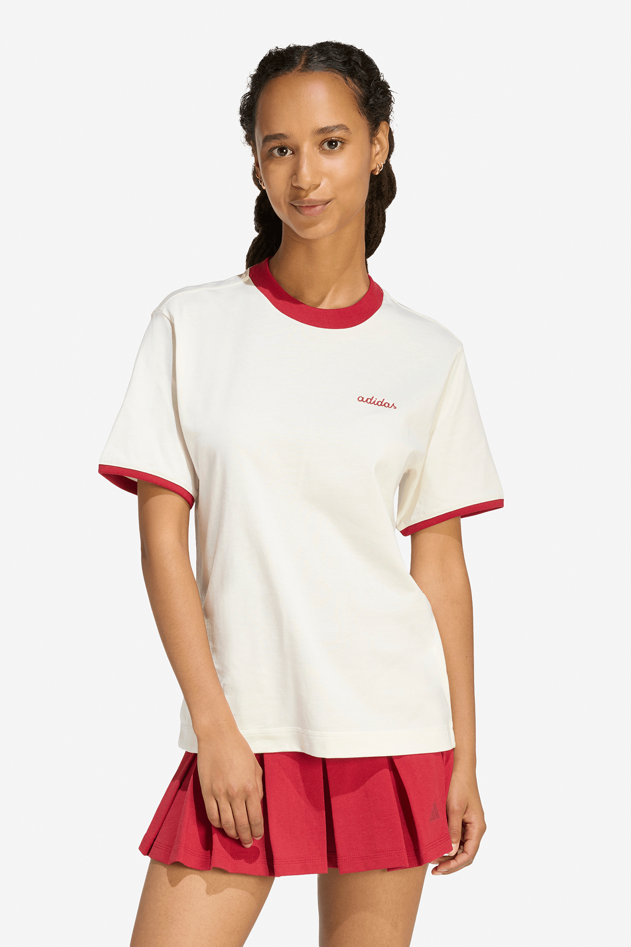 T-shirt adidas KB8196 Biały