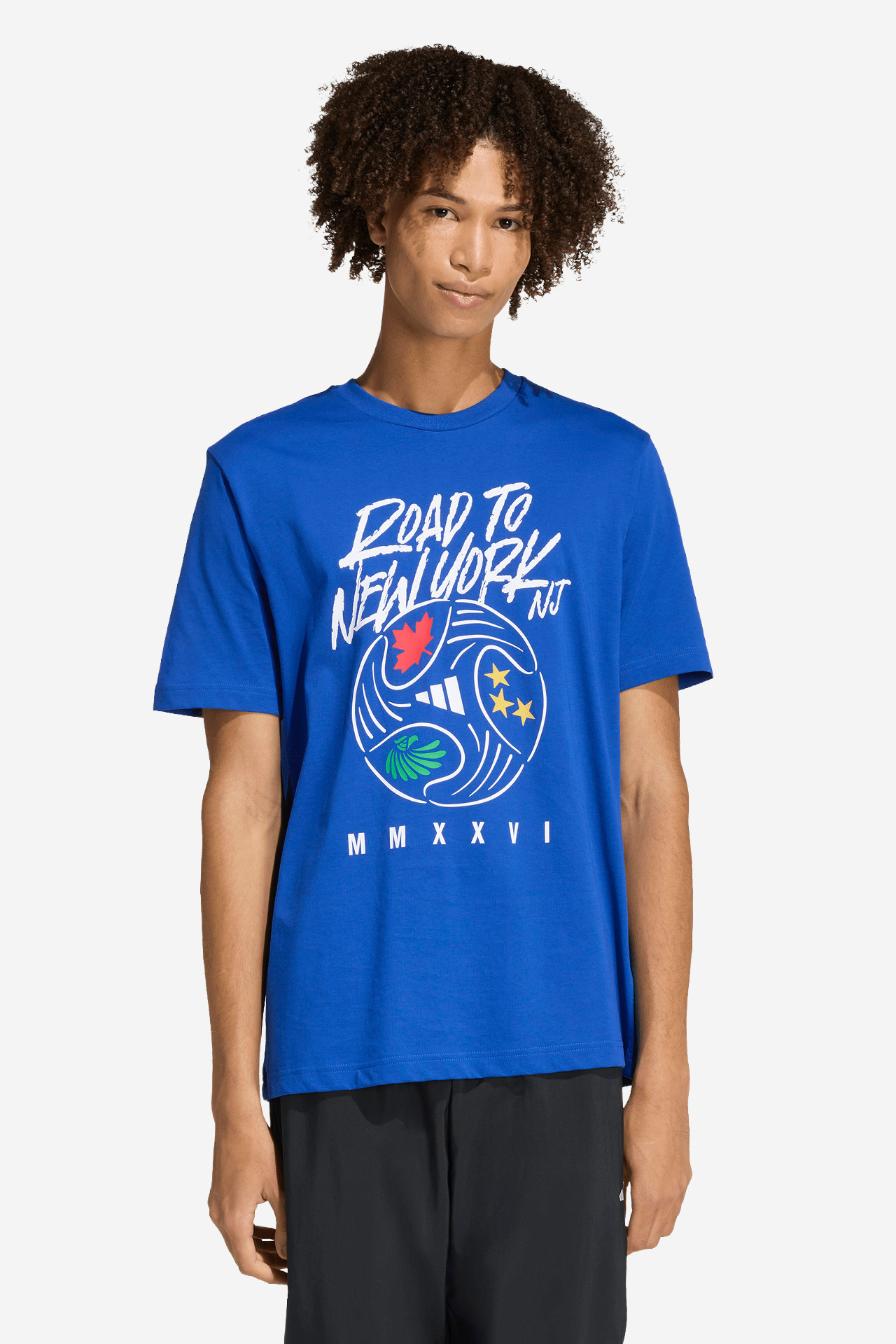 T-shirt adidas KB2534 Niebieski