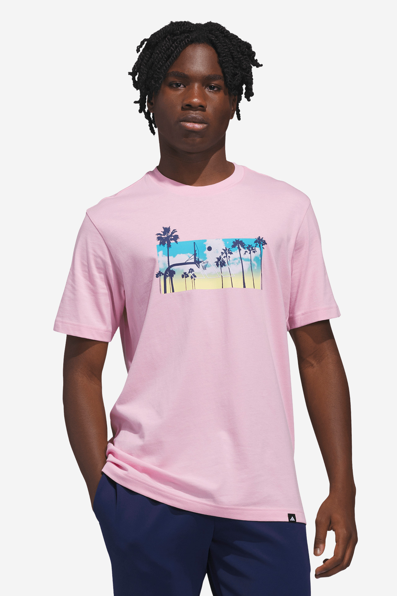T-shirt adidas KG0662 Różowy jasny