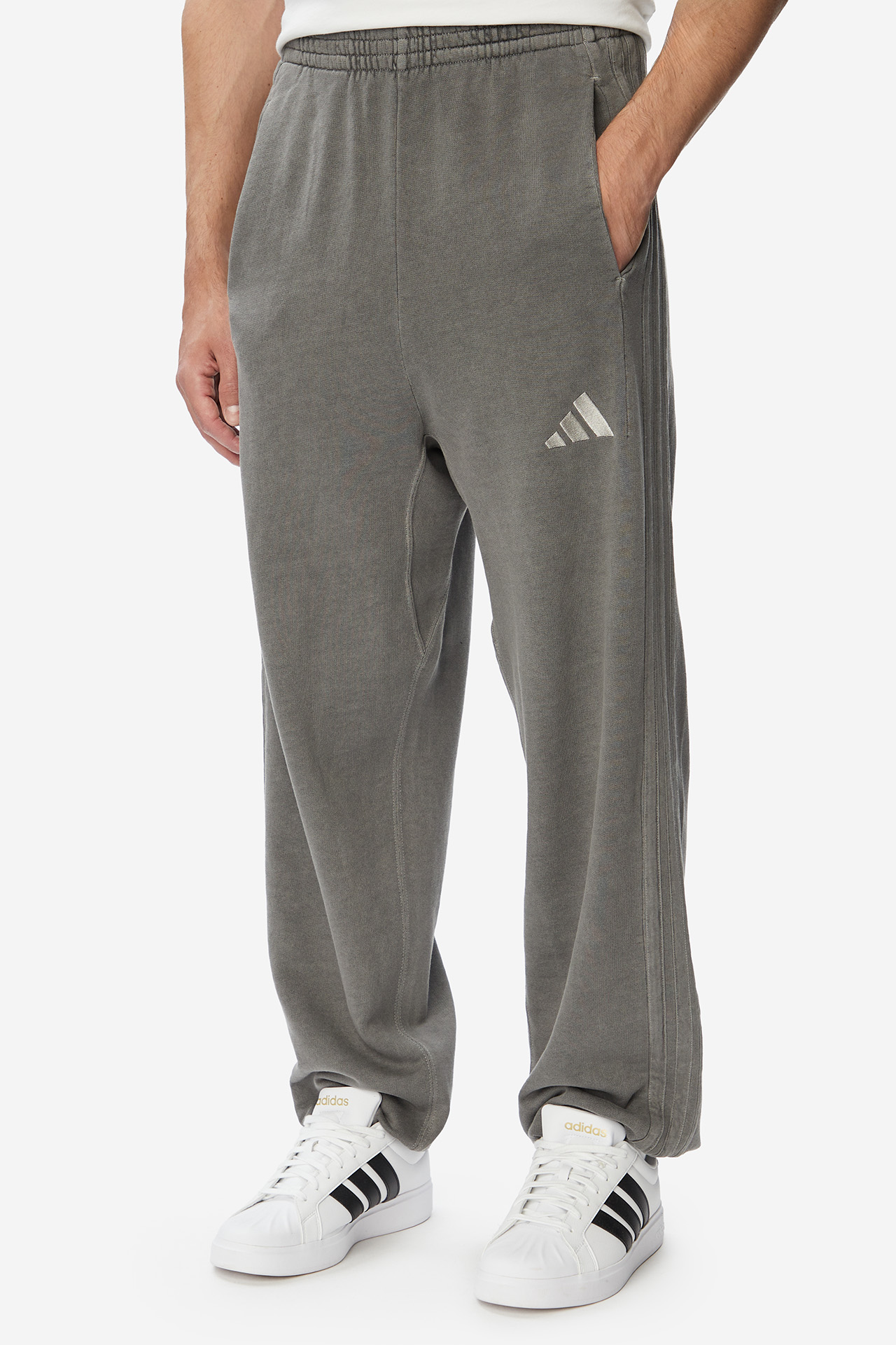 Spodnie adidas JL6524 Szary ciemny