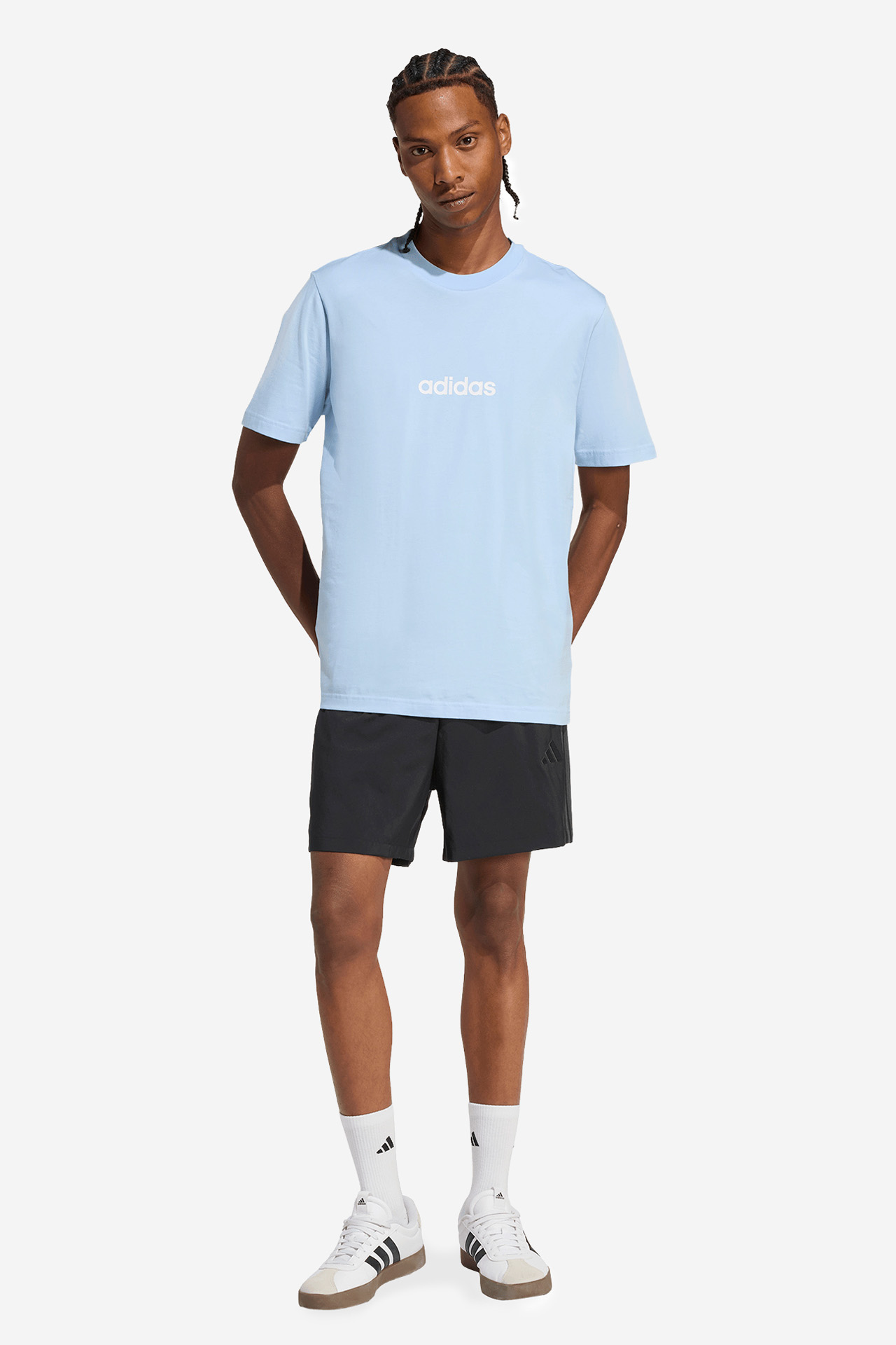 T-shirt adidas KT0554 Niebieski jasny