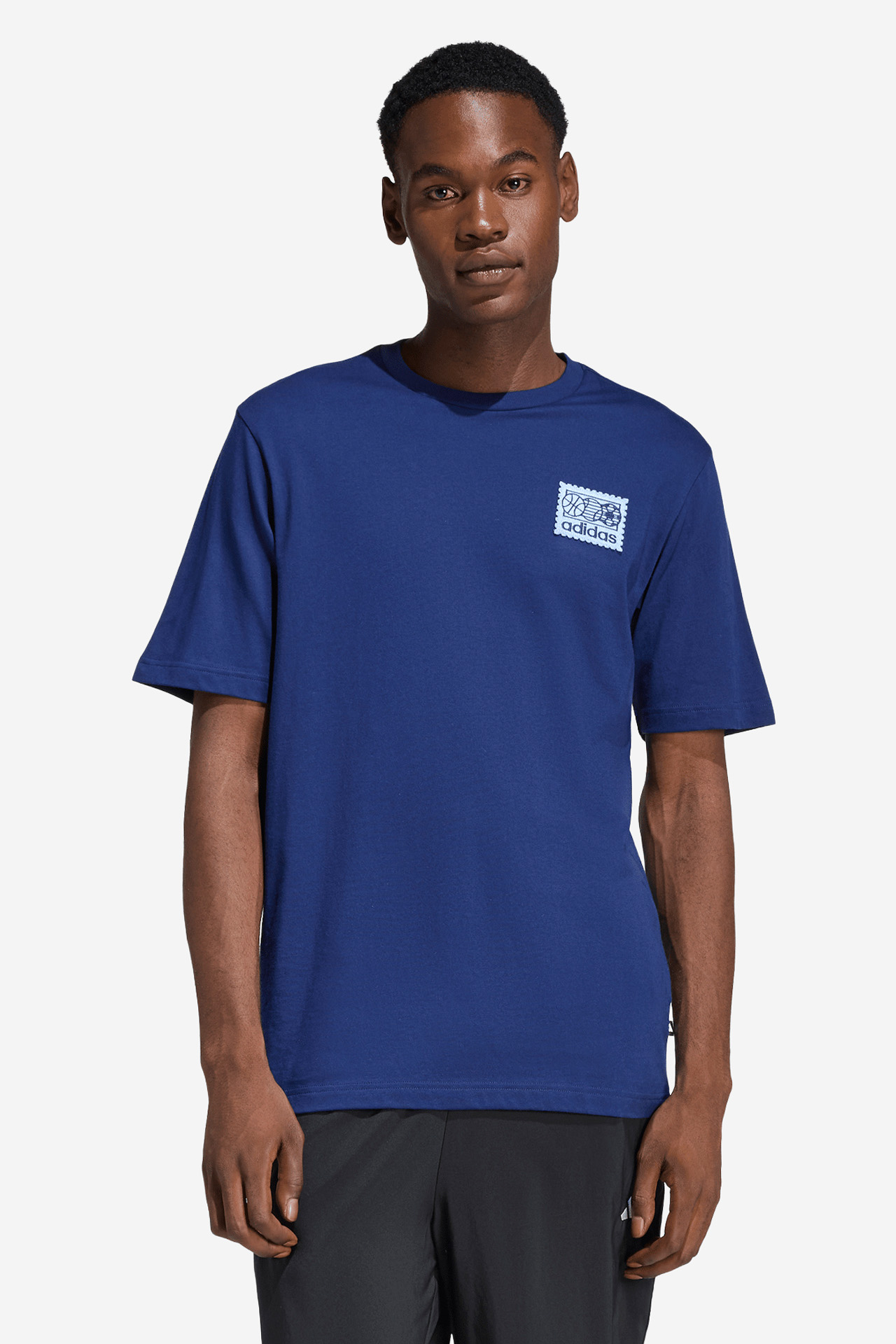 T-shirt adidas KB2514 Niebieski