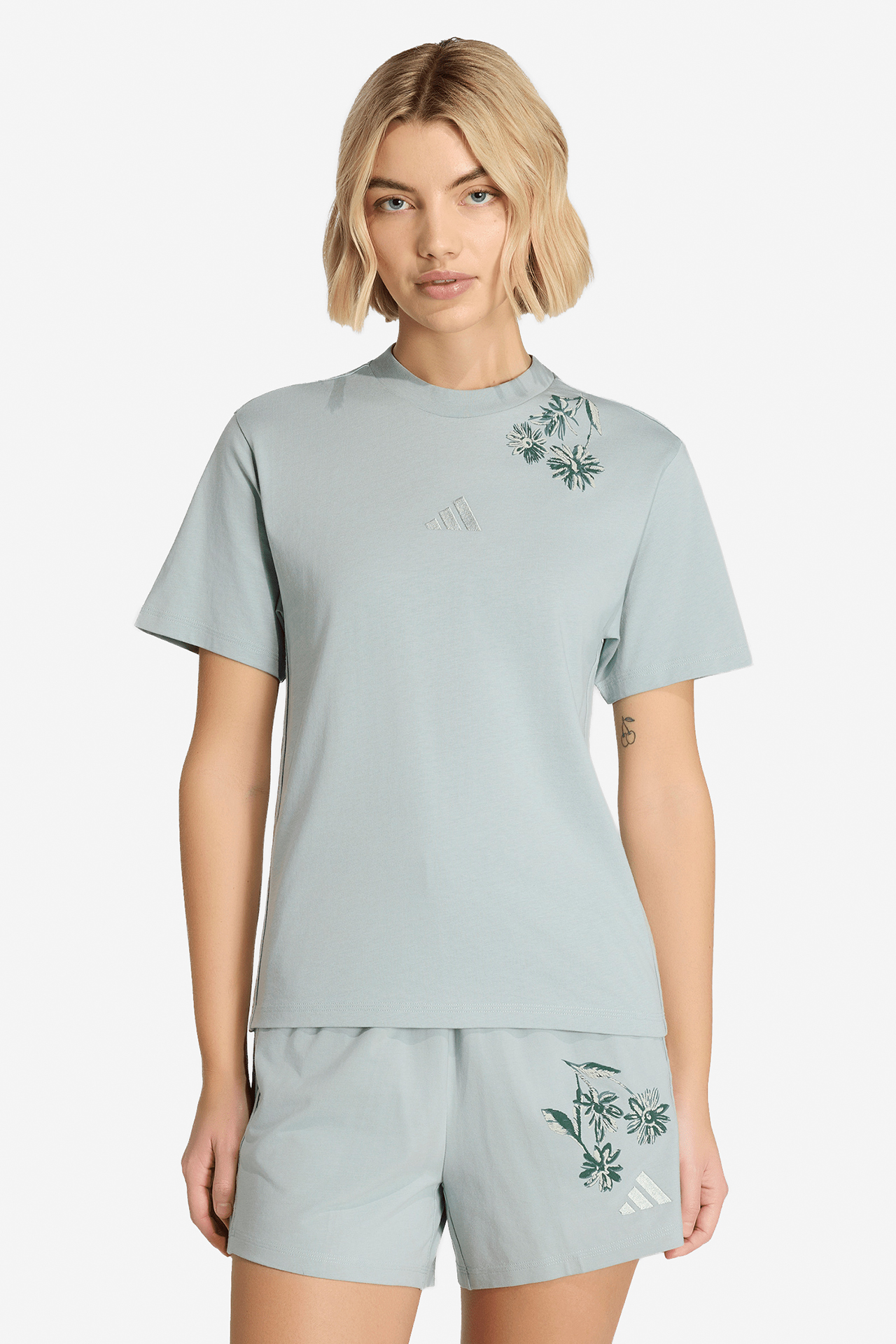 T-shirt adidas KF0082 Niebieski