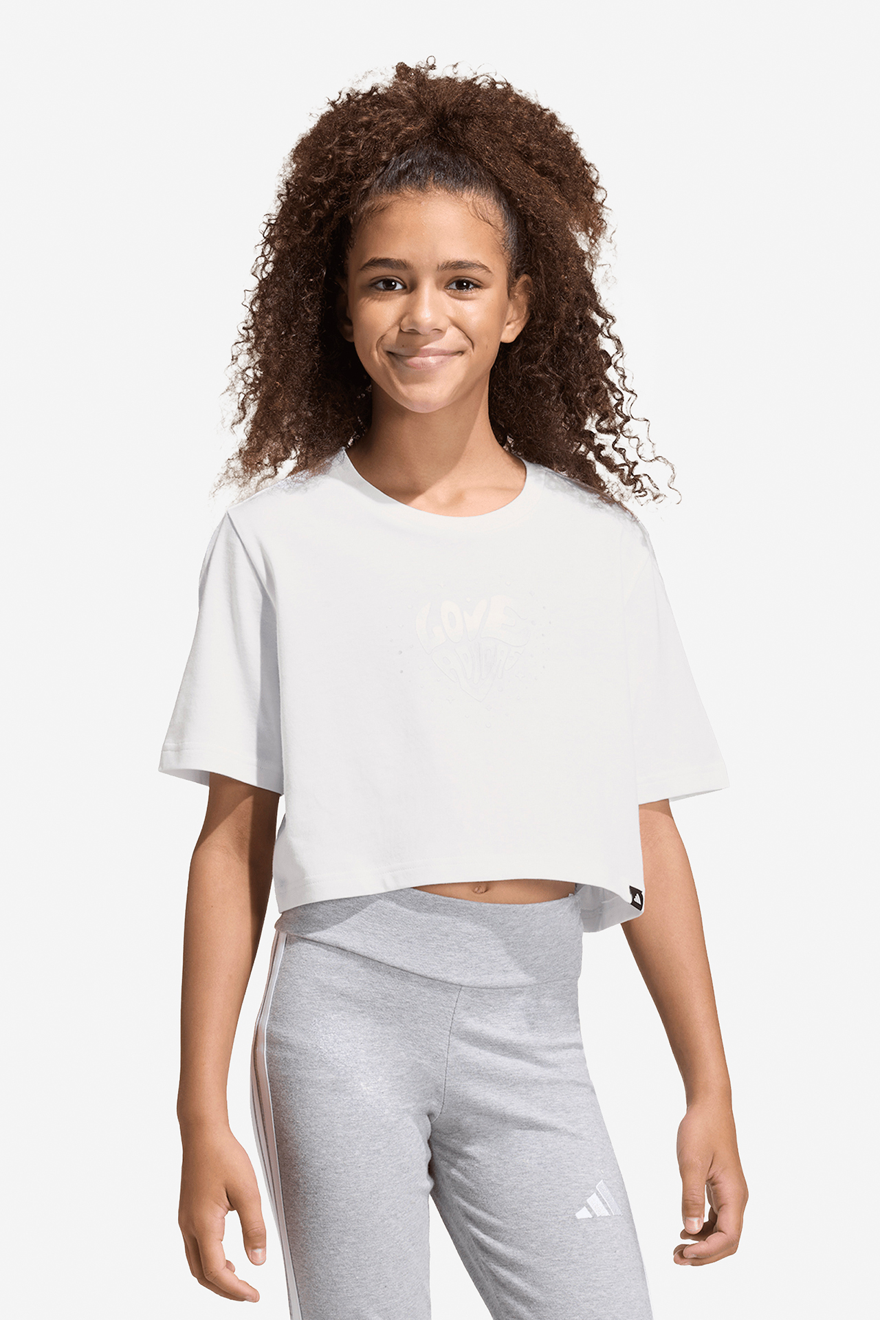 T-shirt adidas KA2972 Biały