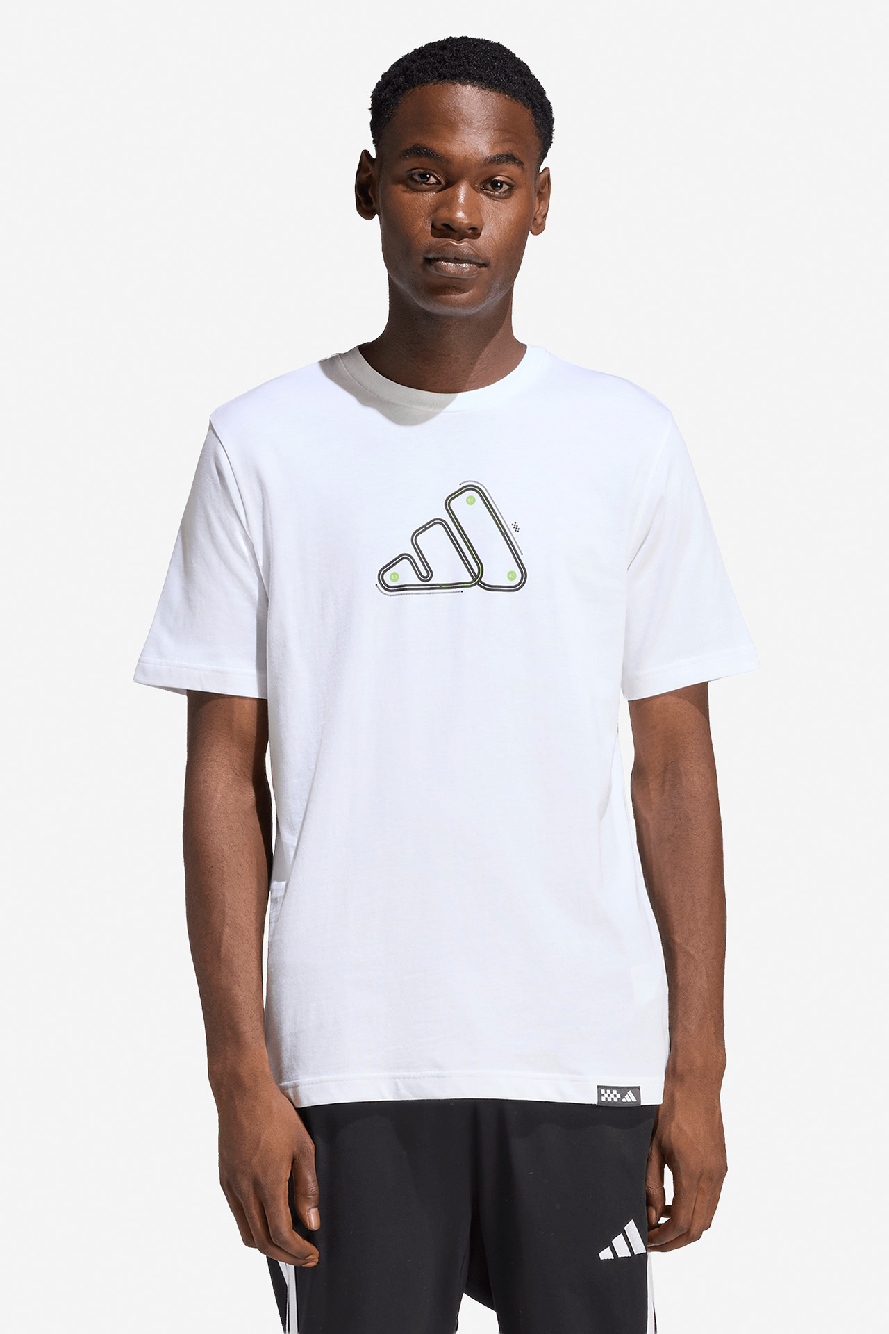 T-shirt adidas JZ5050 Biały