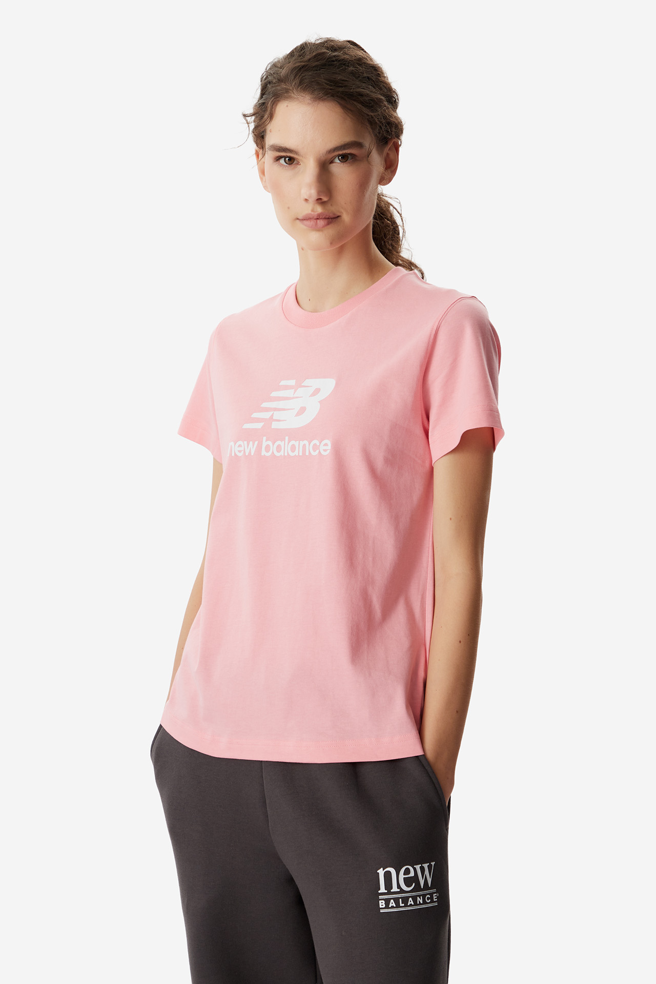 T-shirt NEW BALANCE WT41502AA6 Różowy