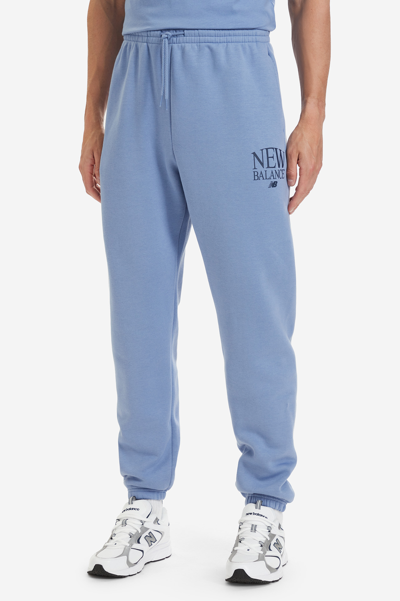 Spodnie NEW BALANCE MB61E74AAA3 Niebieski