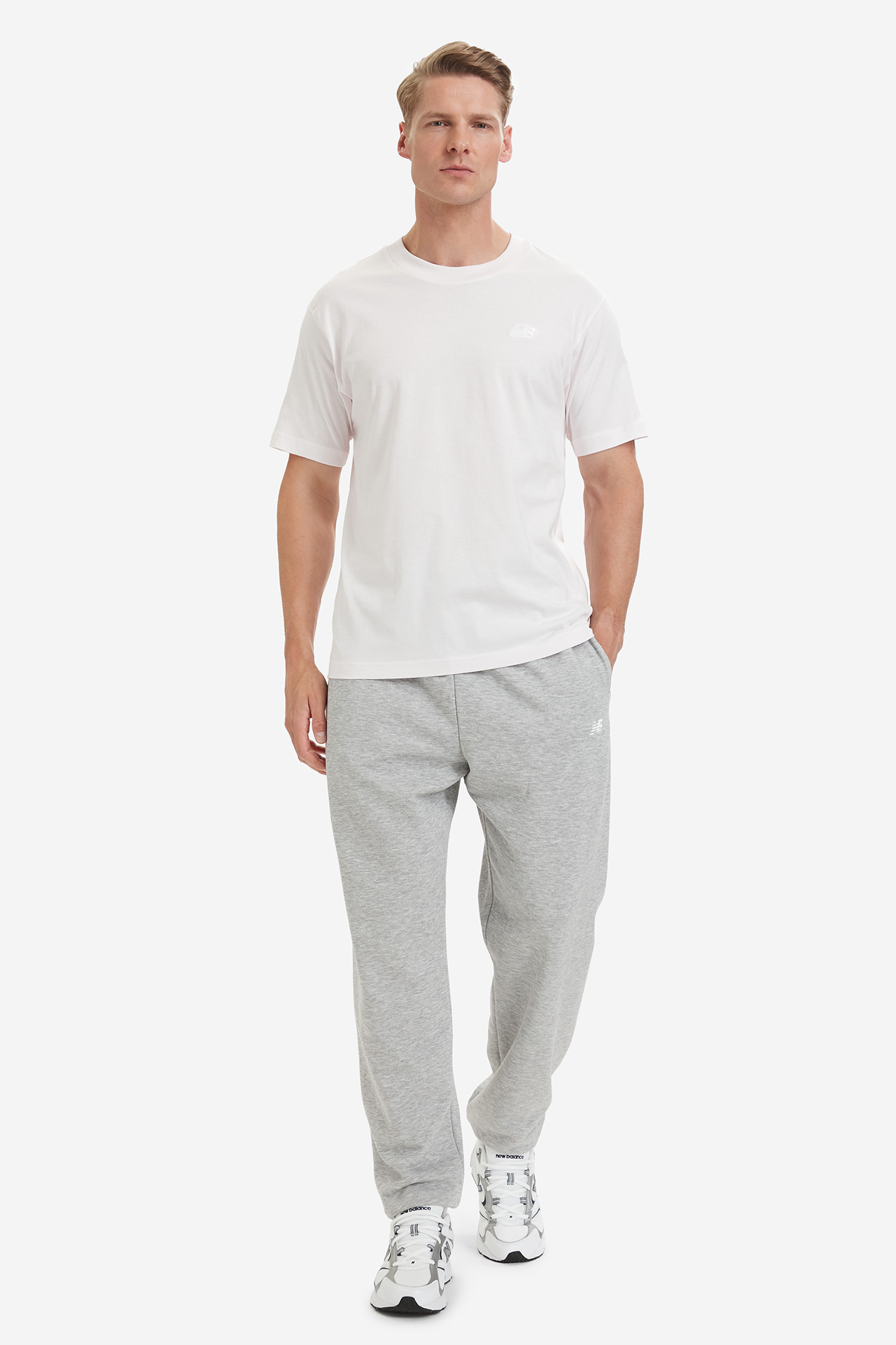 T-shirt NEW BALANCE MT41509AAA Różowy jasny