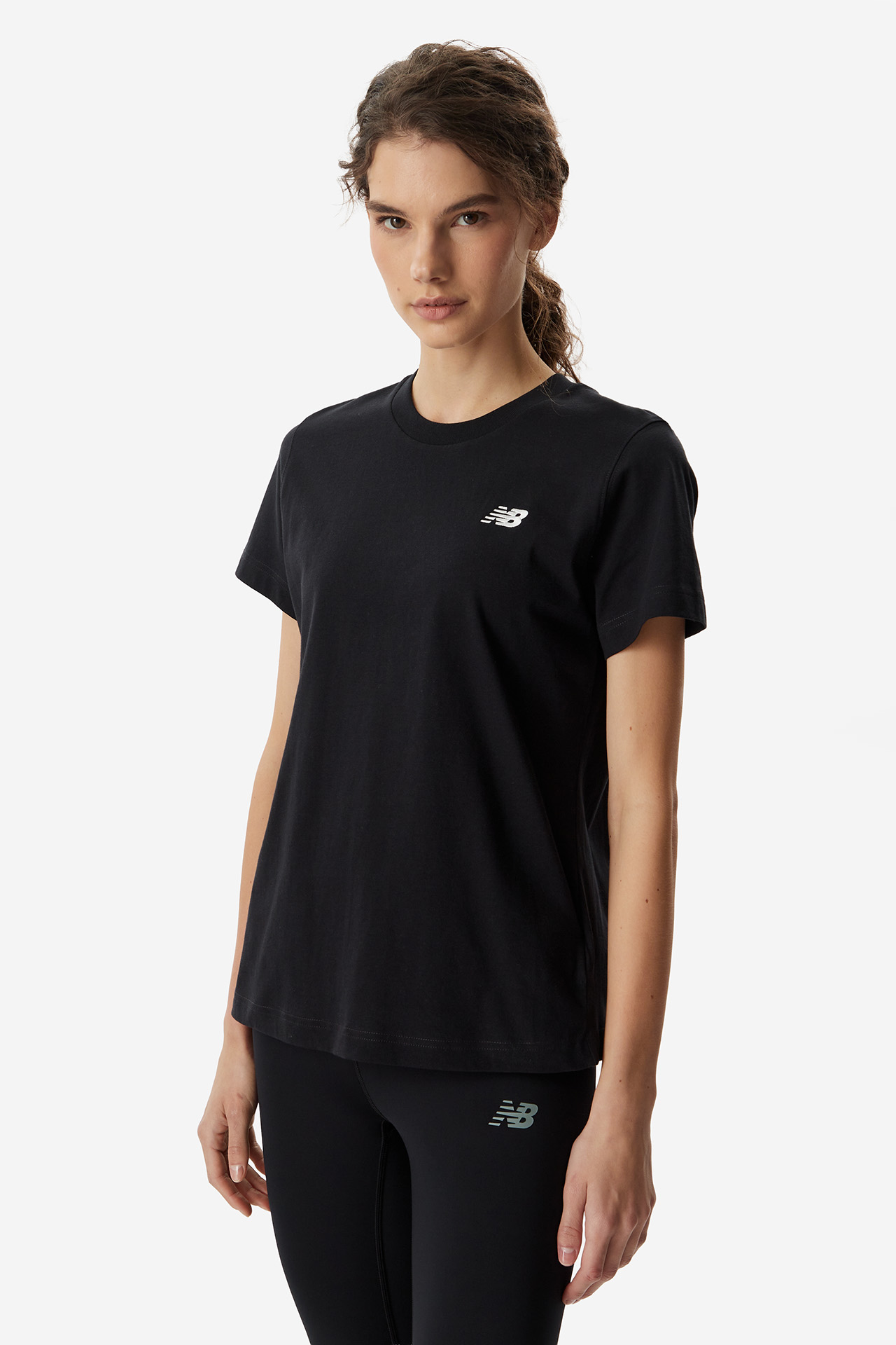 T-shirt NEW BALANCE WT41509BK Czarny