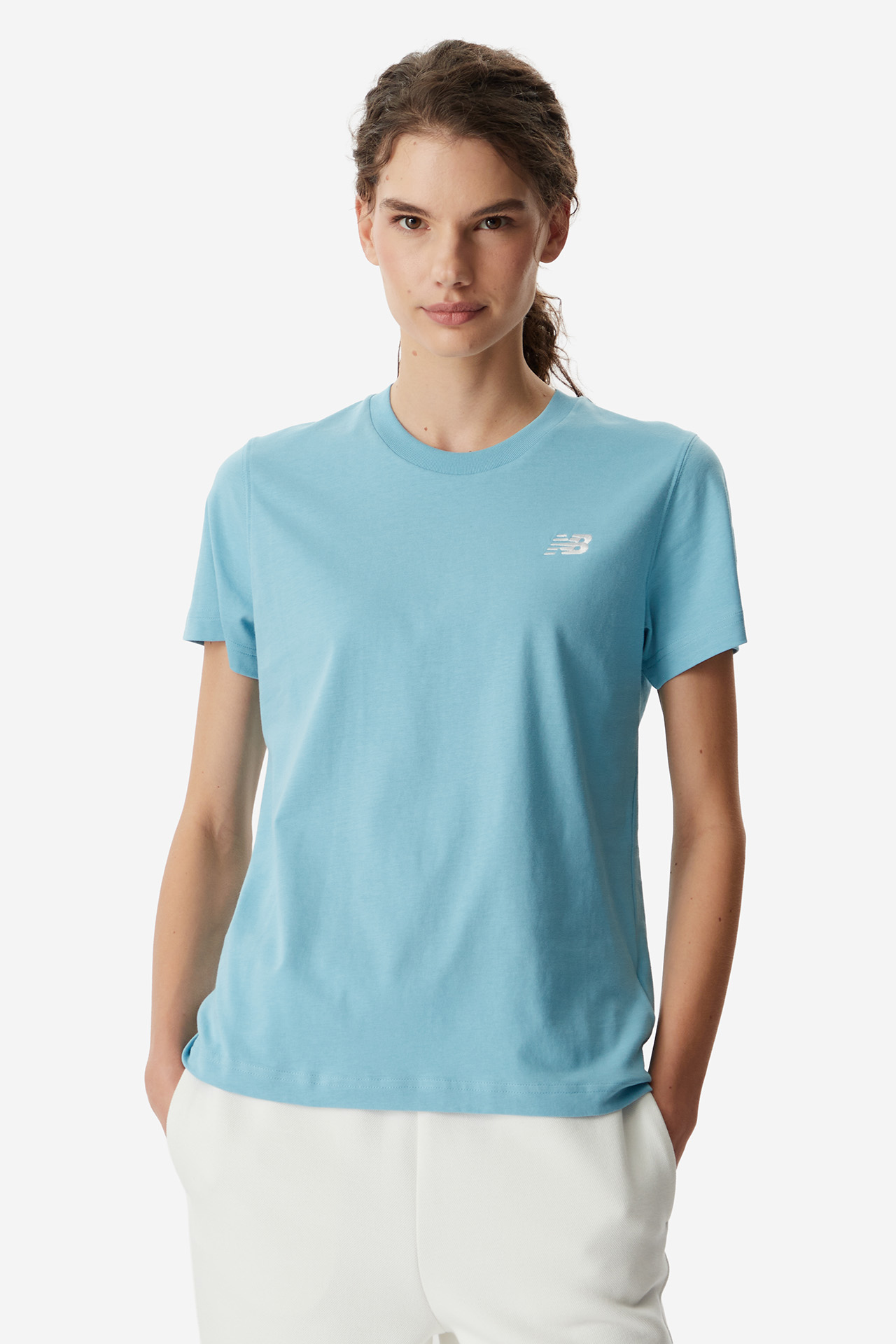 T-shirt NEW BALANCE WT41509AAY Niebieski