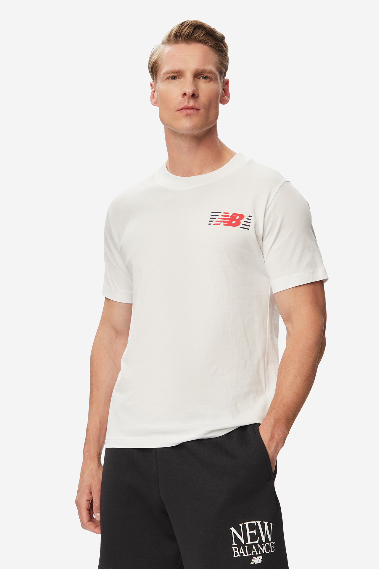 T-shirt NEW BALANCE MT6179UMAAR Zielony