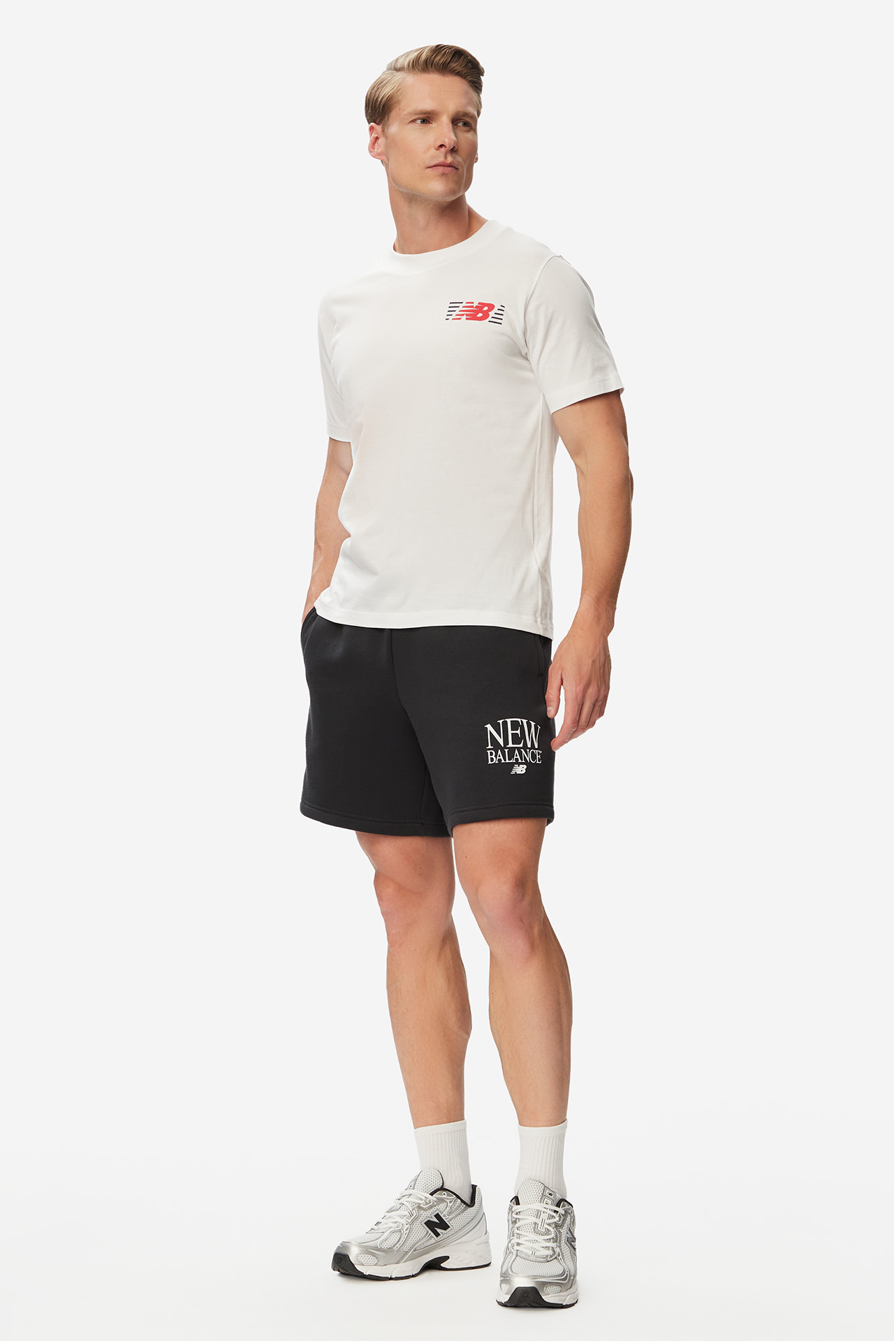 T-shirt NEW BALANCE MT6179UMAAR Zielony