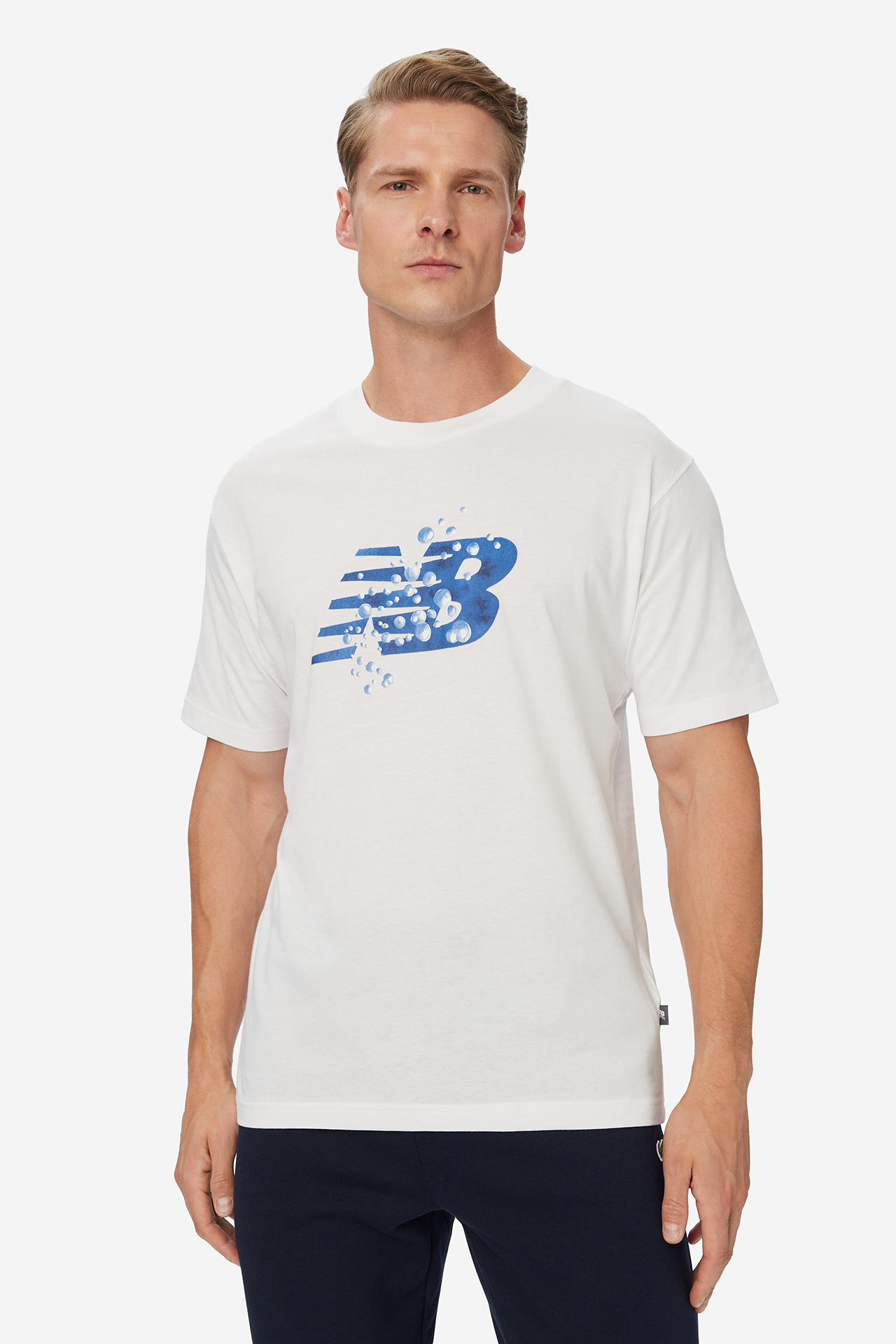 T-shirt NEW BALANCE MT61Z286WT Biały