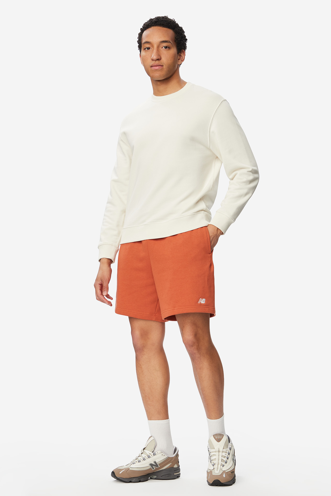 Spodenki męskie NEW BALANCE MS41520CNN Pomarańczowy