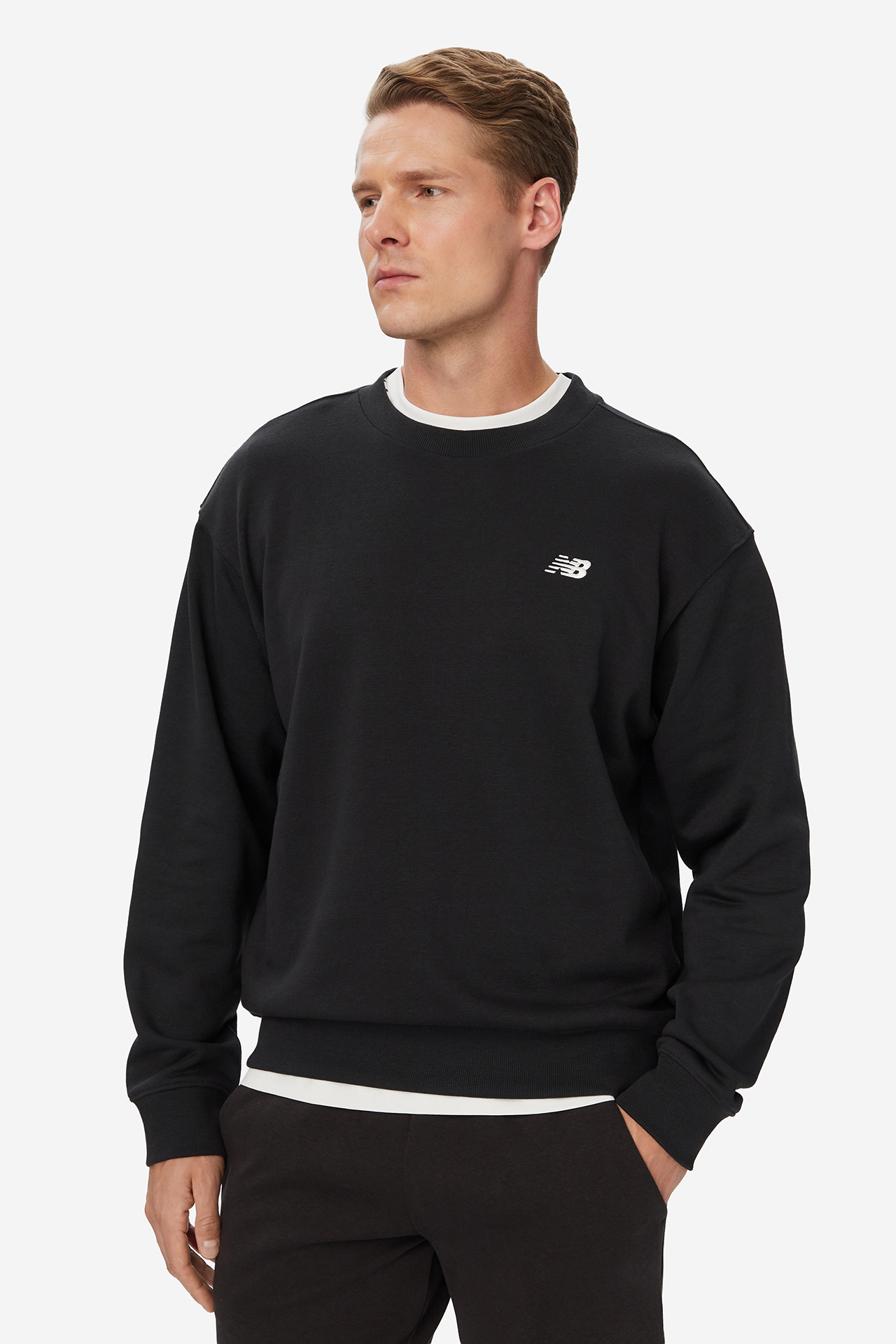 Bluza NEW BALANCE MT41507BK Czarny