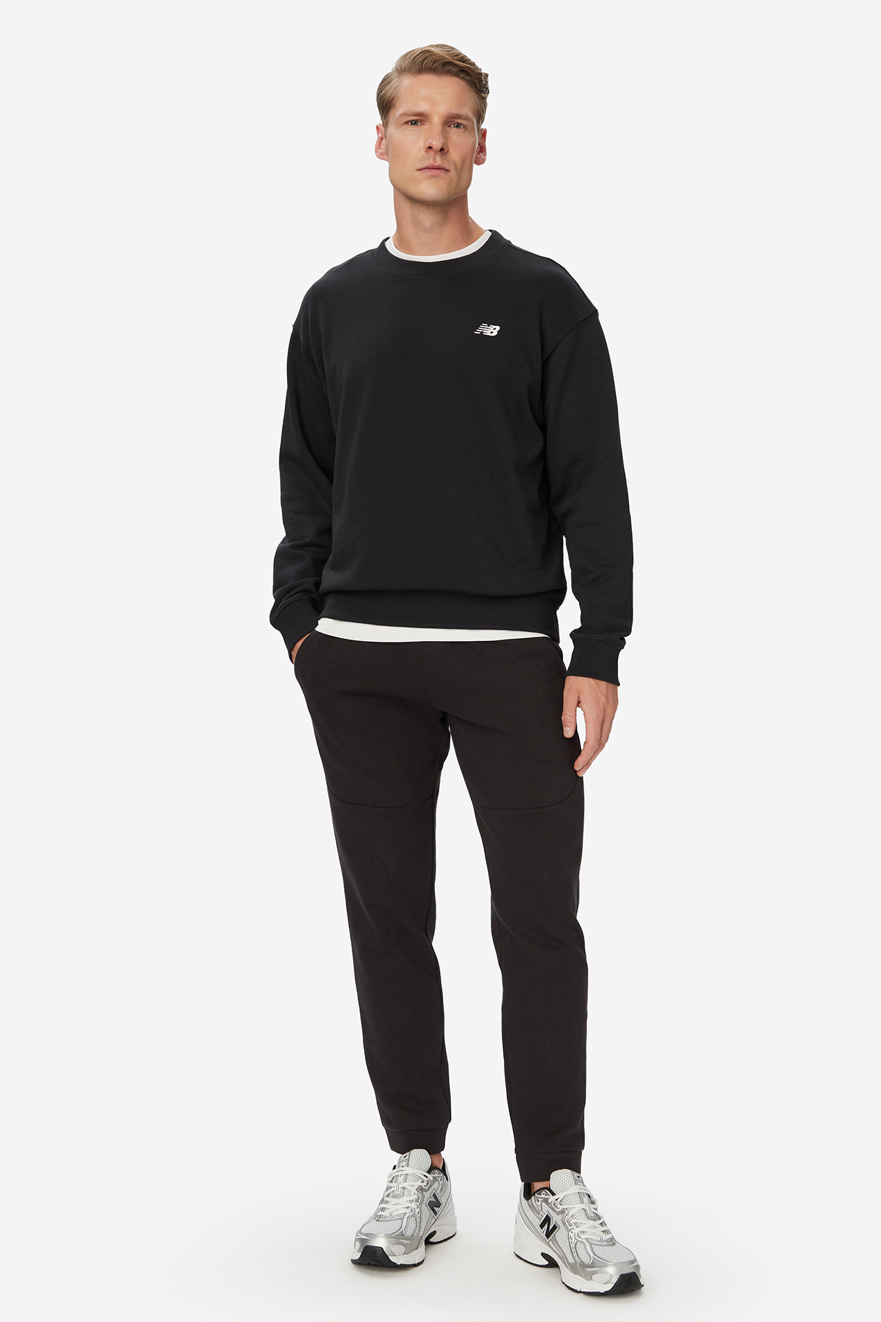Bluza NEW BALANCE MT41507BK Czarny