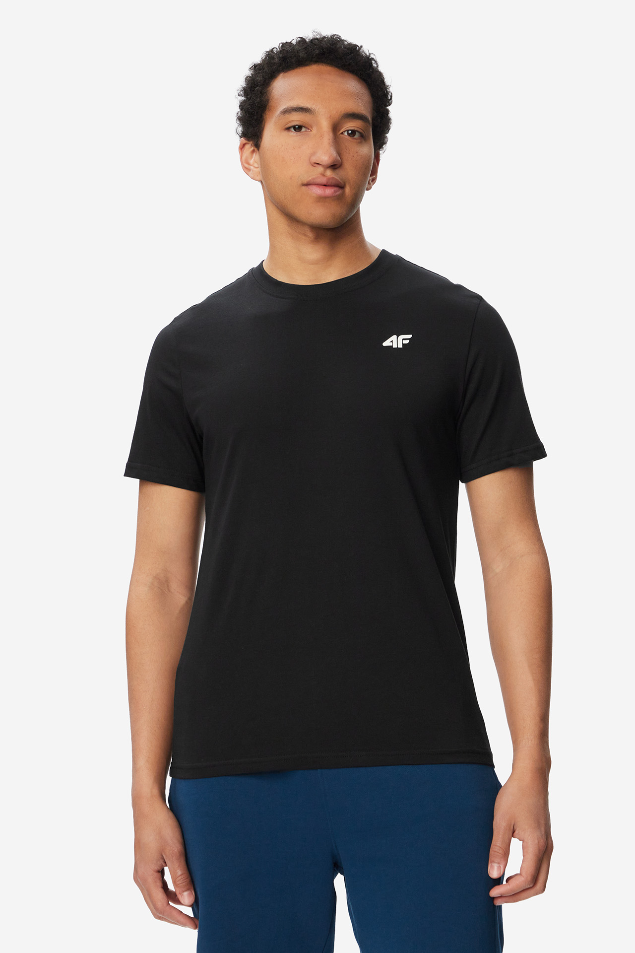 T-shirt 4F 4FWMM00TTSHM3341-20S Czarny