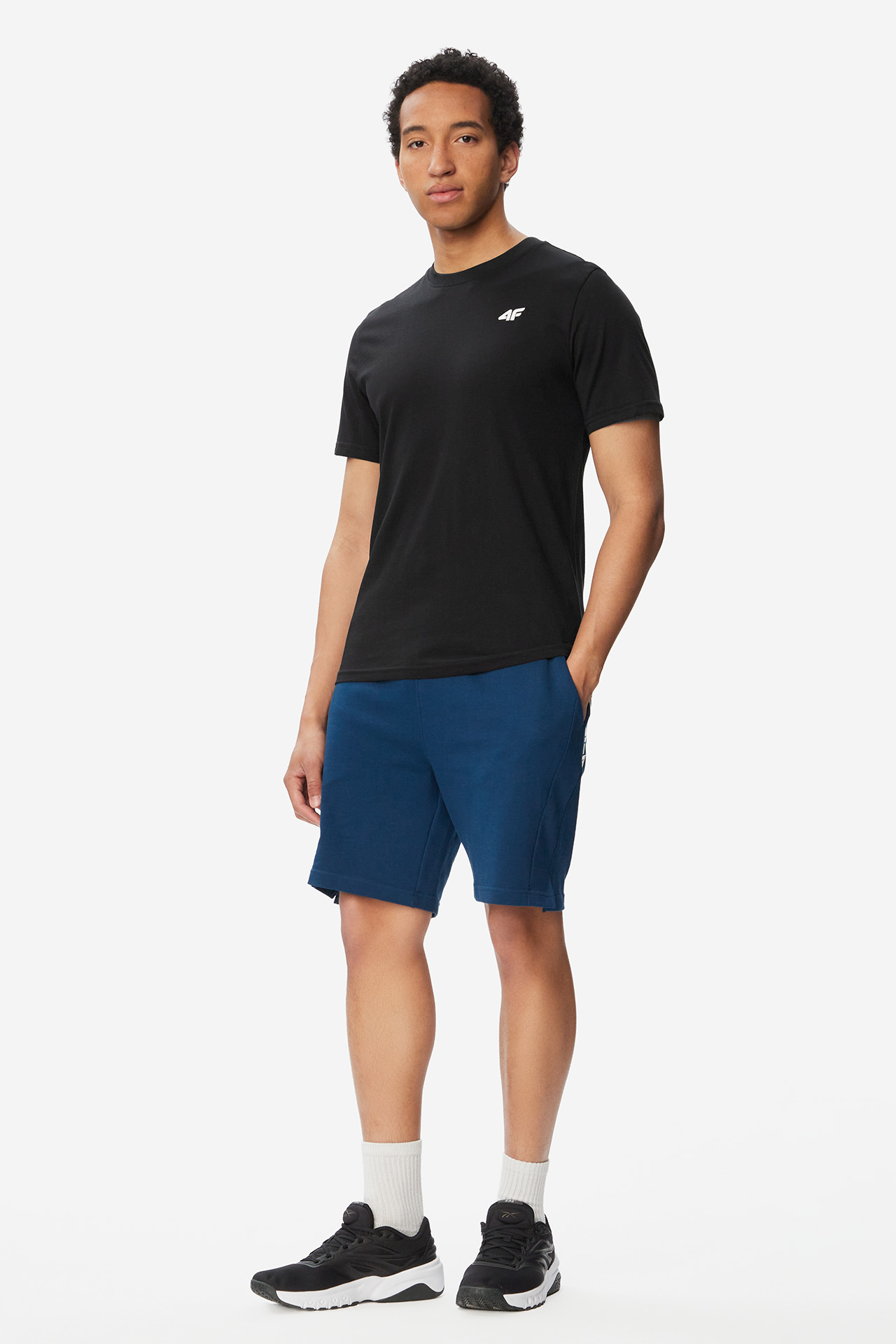 T-shirt 4F 4FWMM00TTSHM3341-20S Czarny
