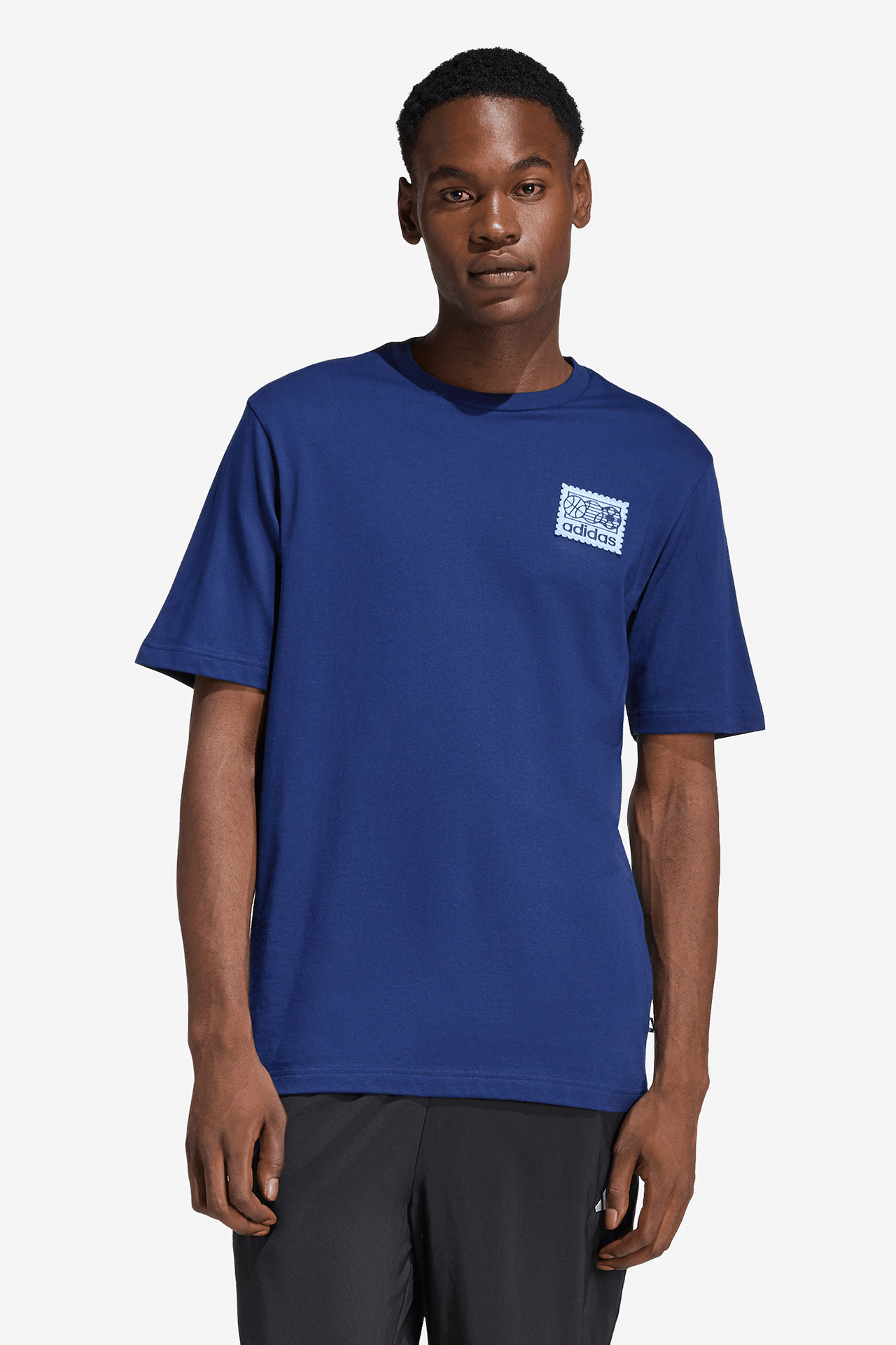 T-shirt adidas KB2514 Niebieski