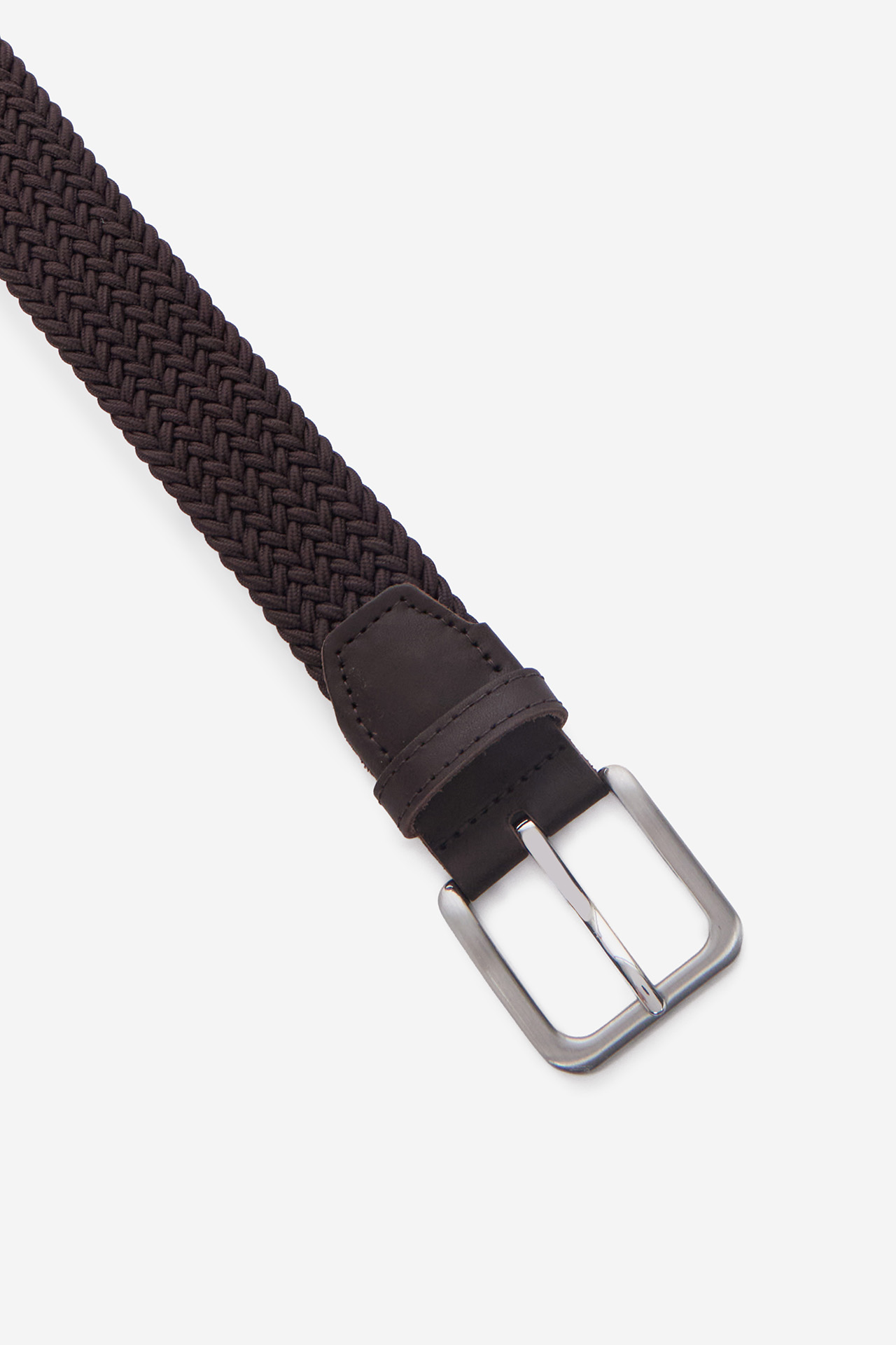Pasek JACK&JONES 12118114-BROWN-STONE-TONE-IN-TONE Brązowy