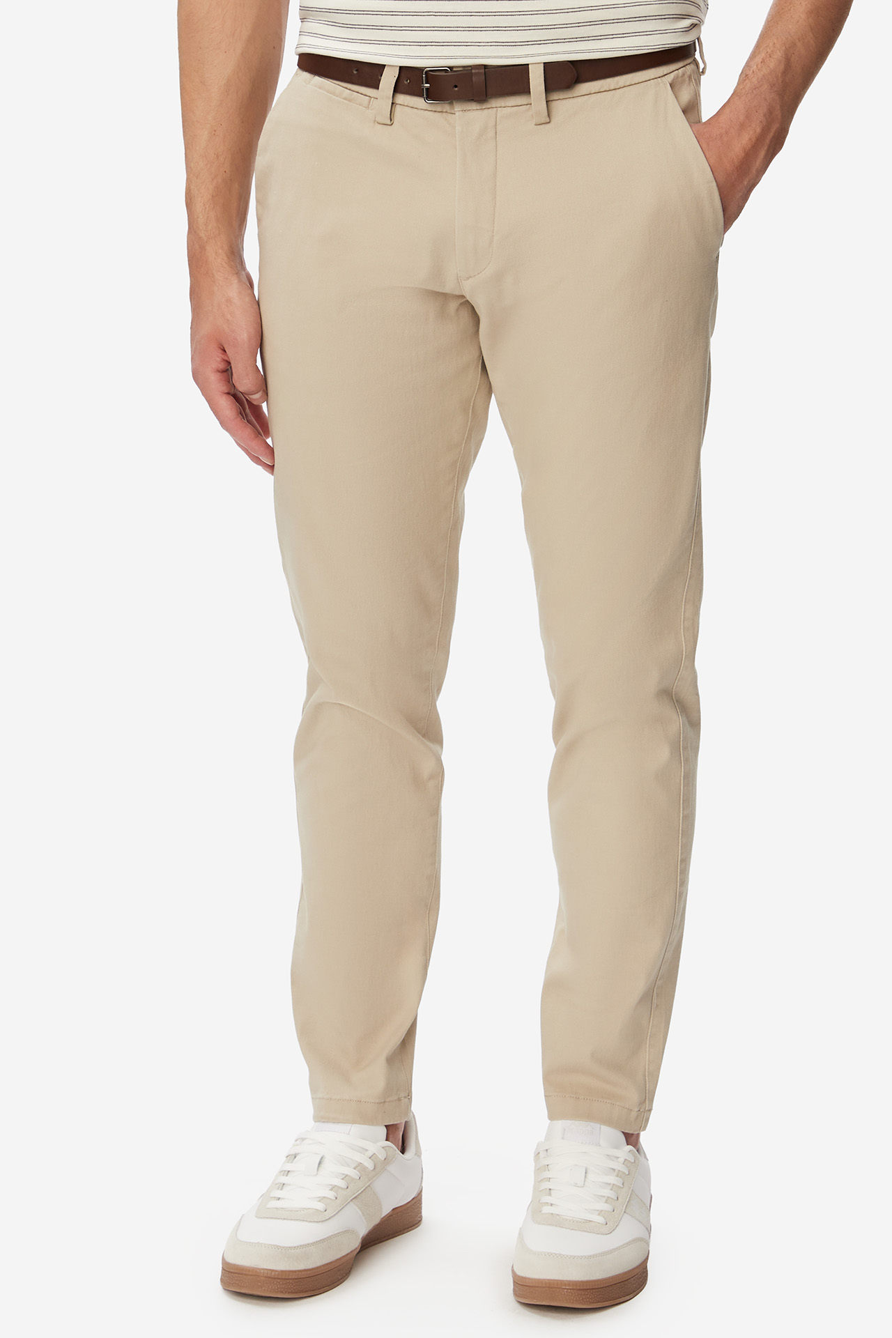 Spodnie JACK&JONES 12288598-STRING Beżowy