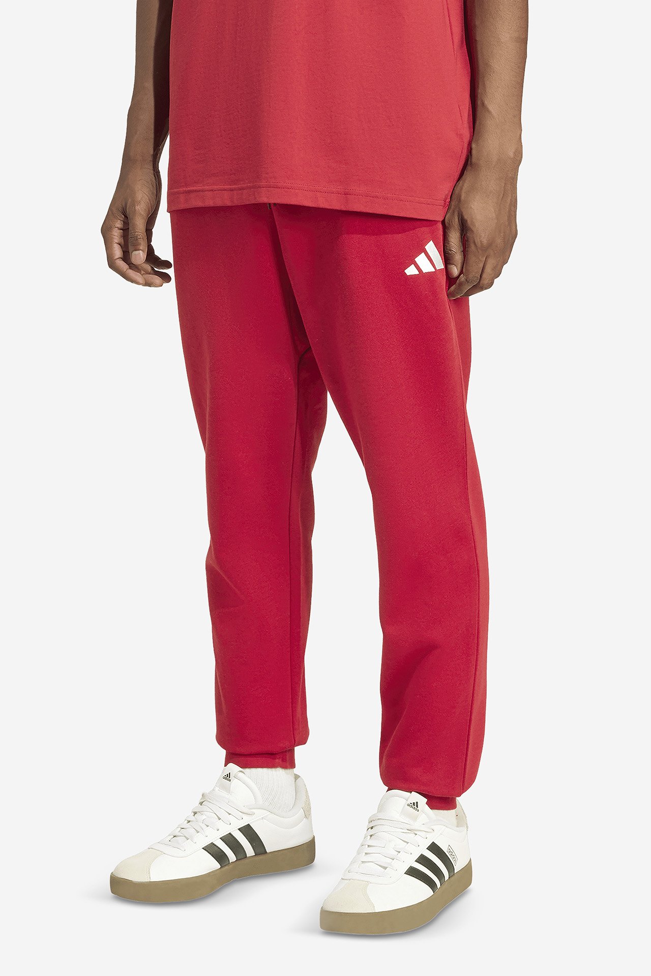 Spodnie adidas KC0915 Czerwony