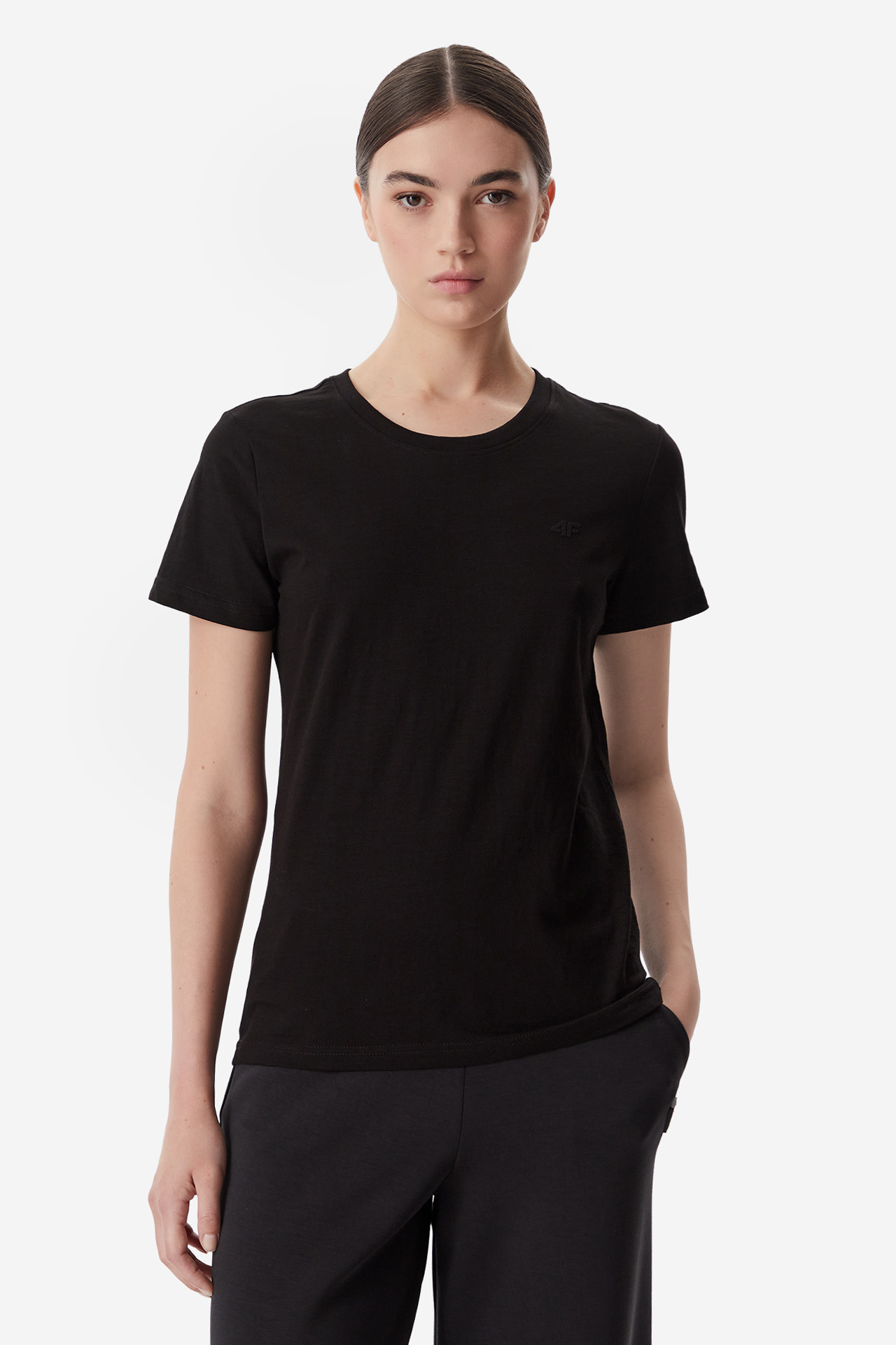 T-shirt 4F 4FWMM00TTSHF3308-20S Czarny