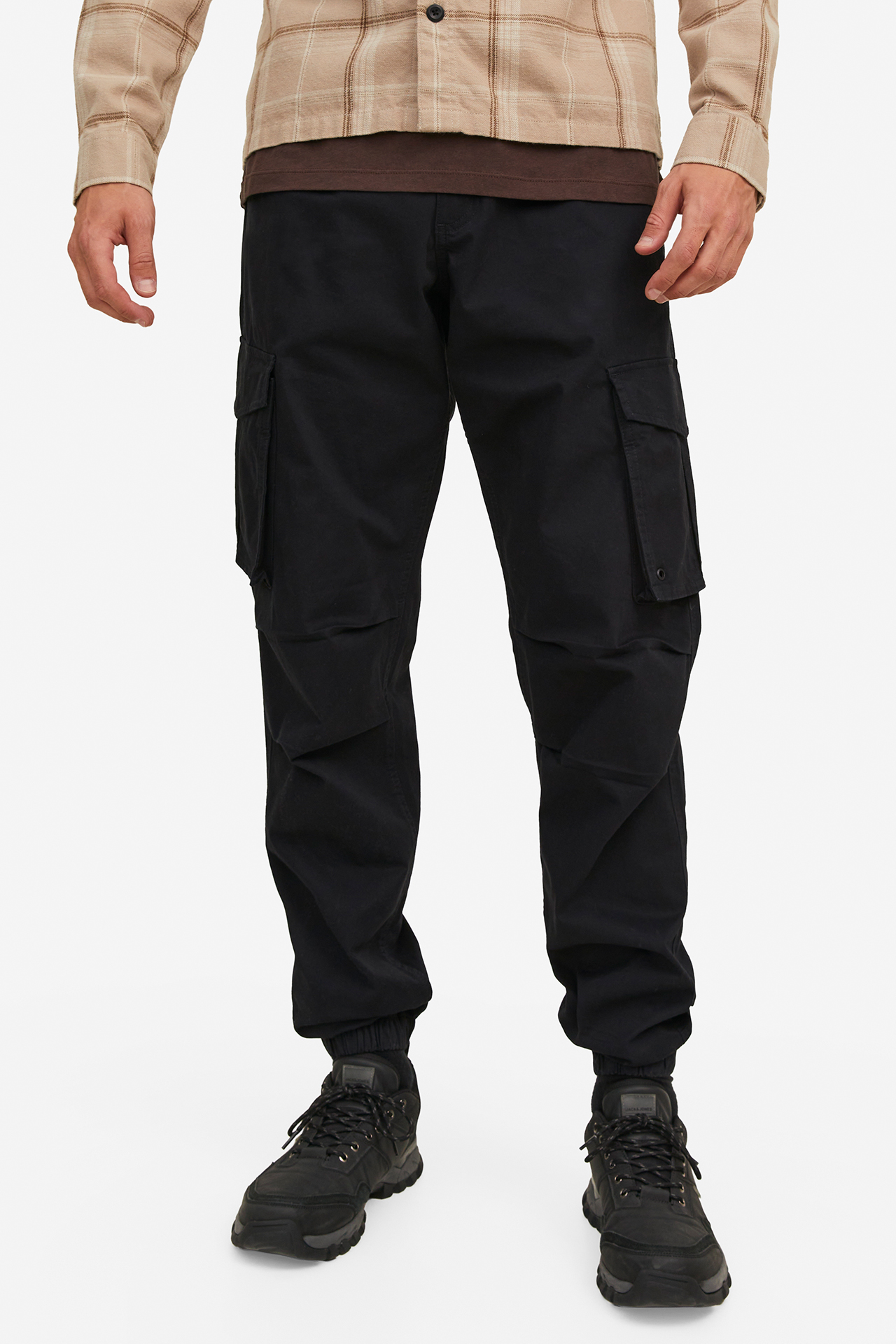 Spodnie JACK&JONES 12242264-BLACK Czarny