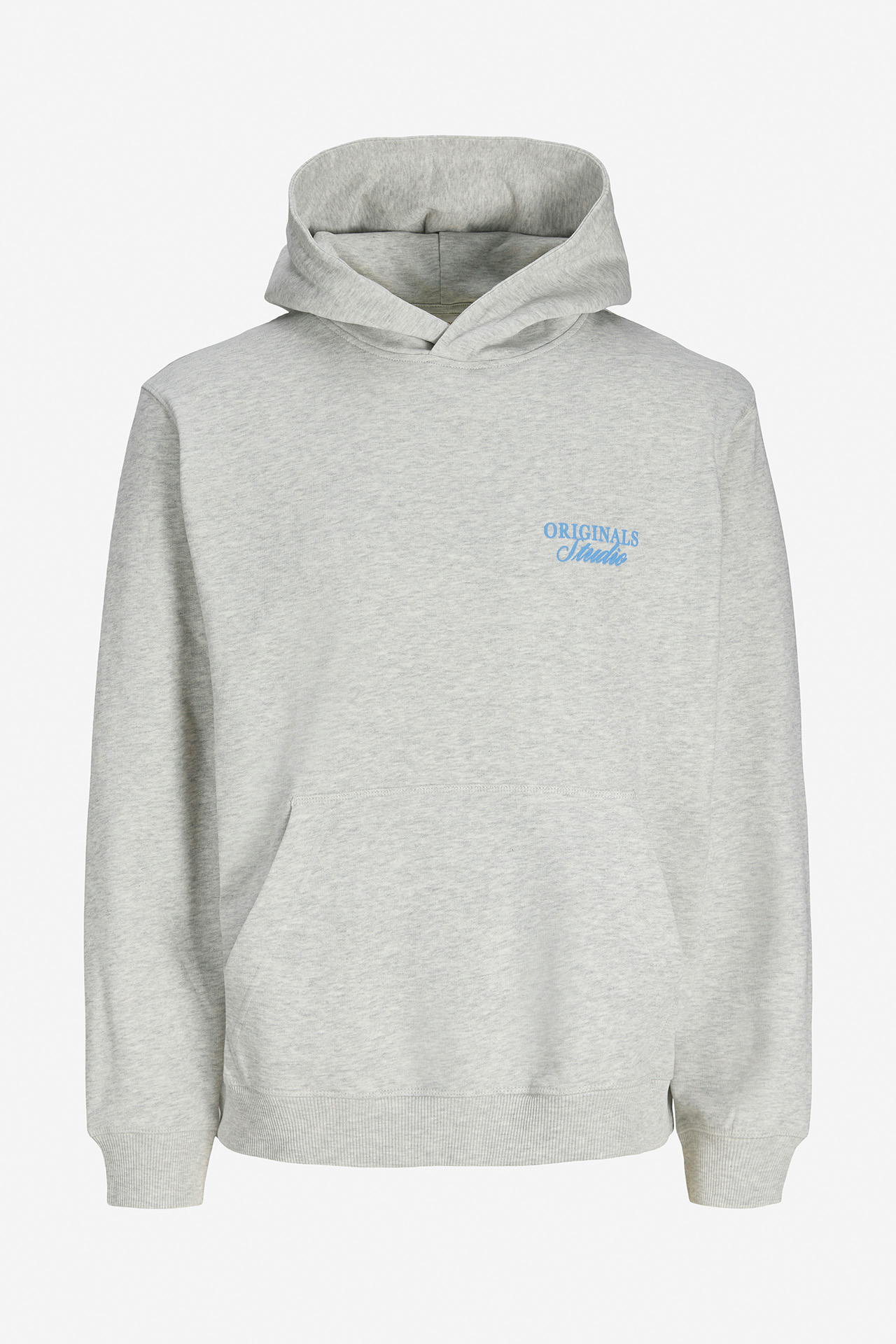 Bluza JACK&JONES 12283054-WHITE-MELANGE-SS26 Szary