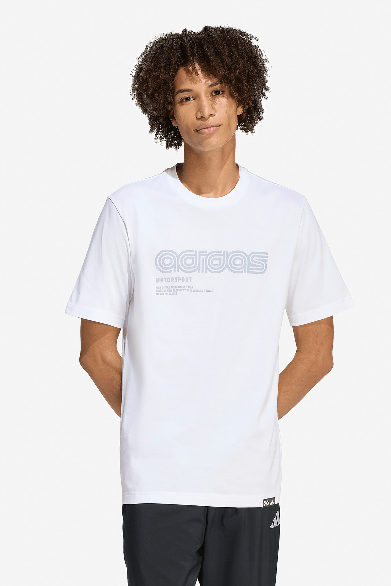 T-shirt adidas KE3554 Biały