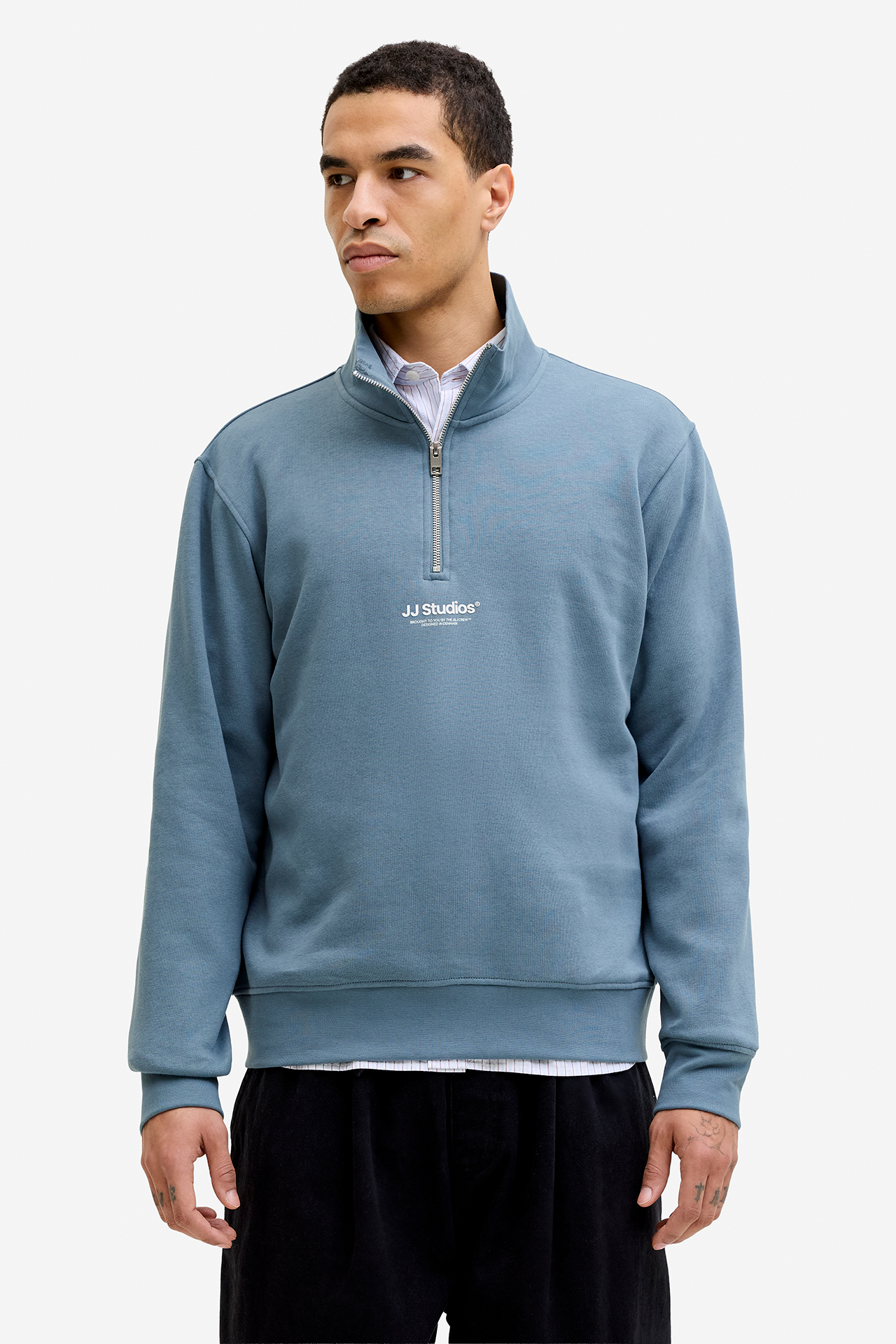 Bluza JACK&JONES 12278793-BLUE-MIRAGE Niebieski