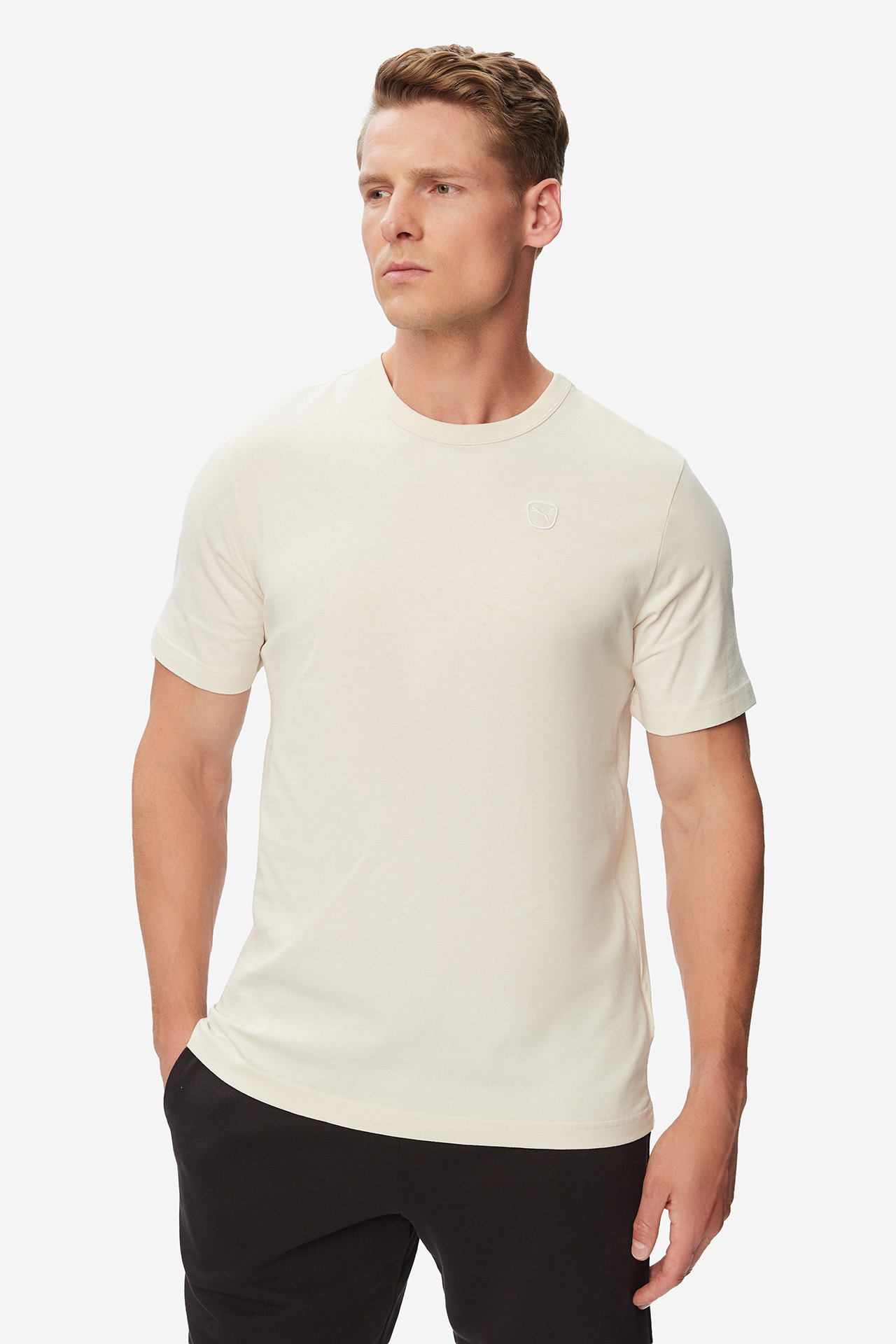 T-shirt PUMA 692054-87 Kremowy