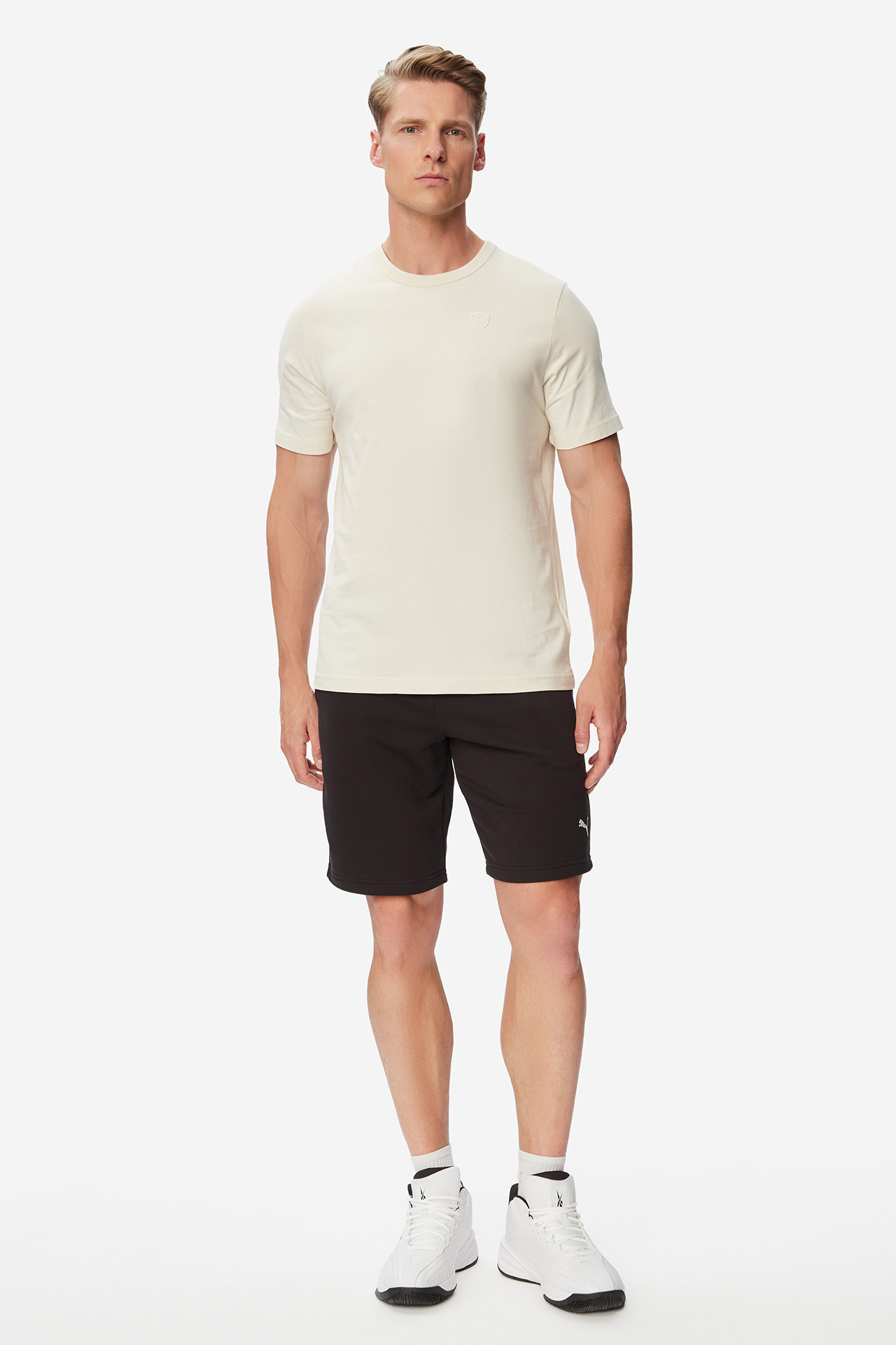T-shirt PUMA 692054-87 Kremowy