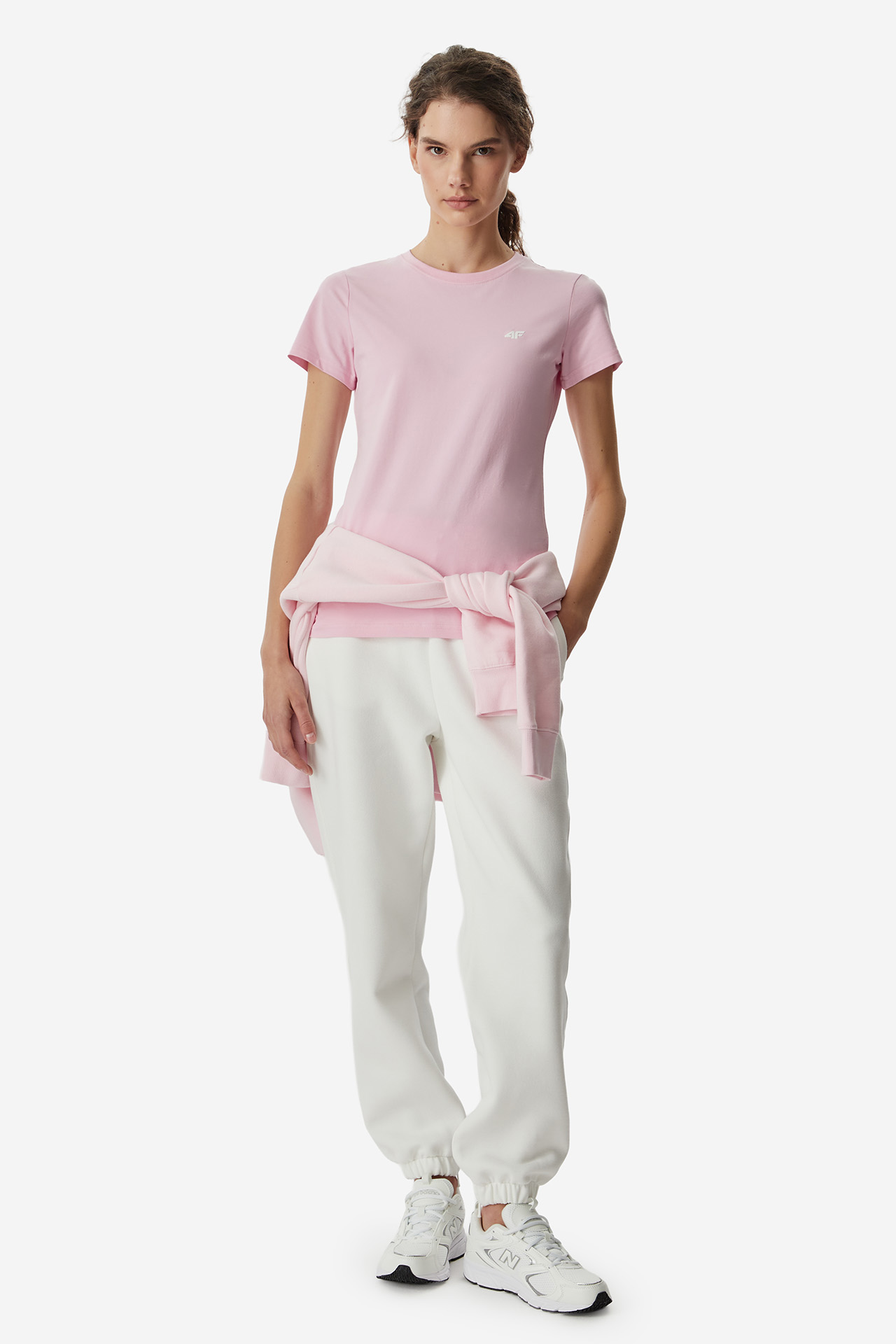 T-shirt 4F 4FWMM00TTSHF3306-56S Różowy