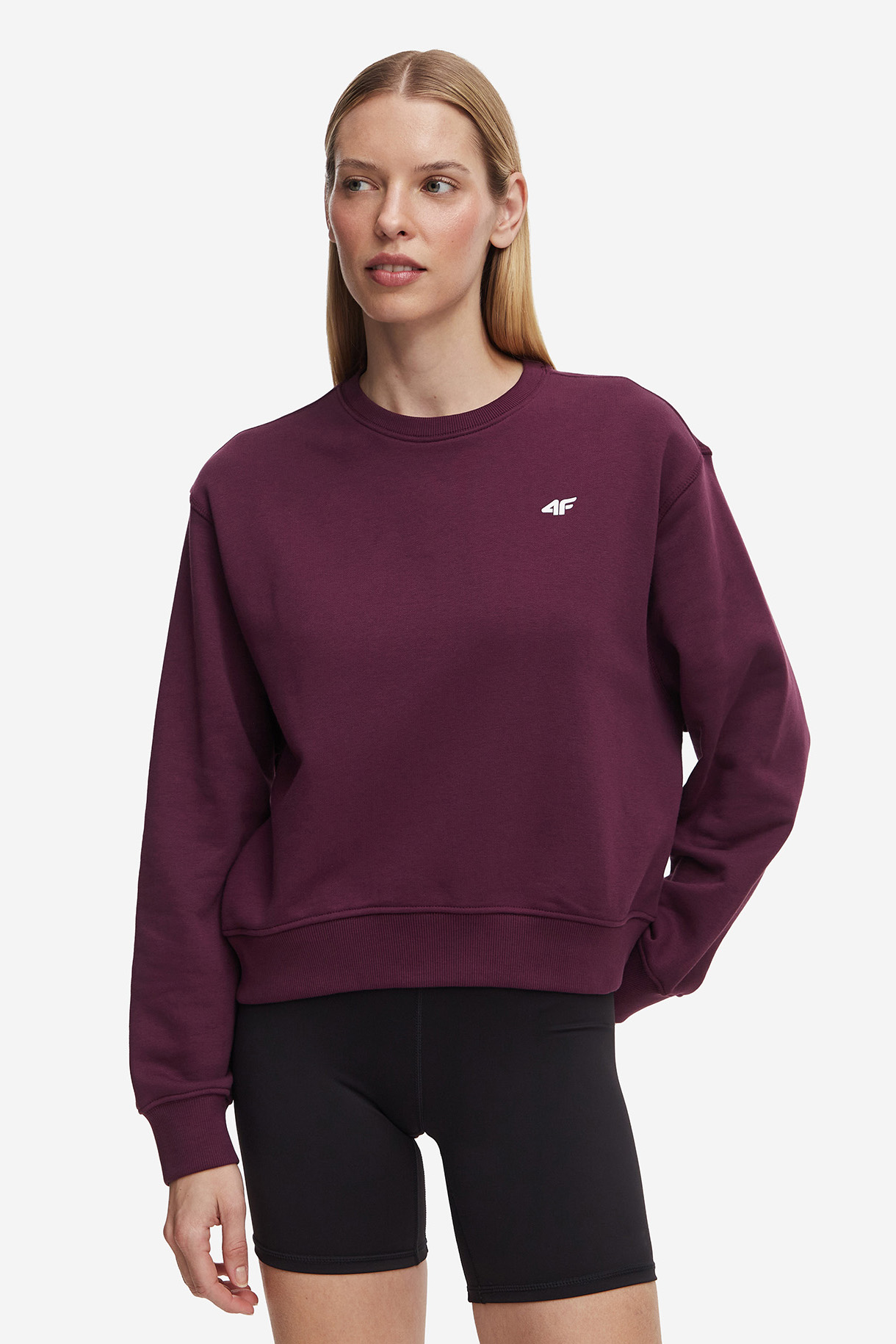 Bluza 4F 4FWSS26TSWSF2204-60S Fioletowy