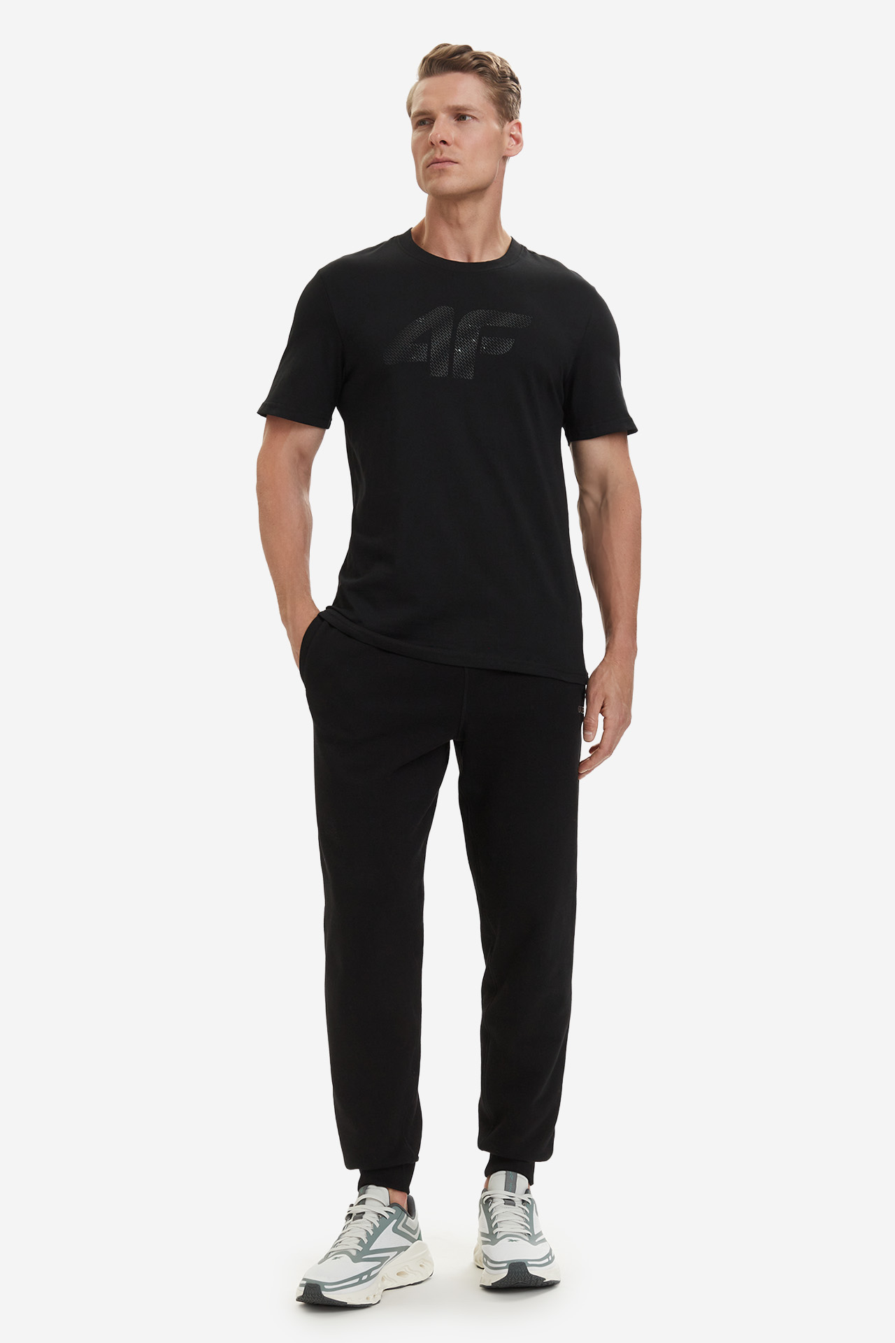 T-shirt 4F 4FWMM00TTSHM3342-20S Czarny