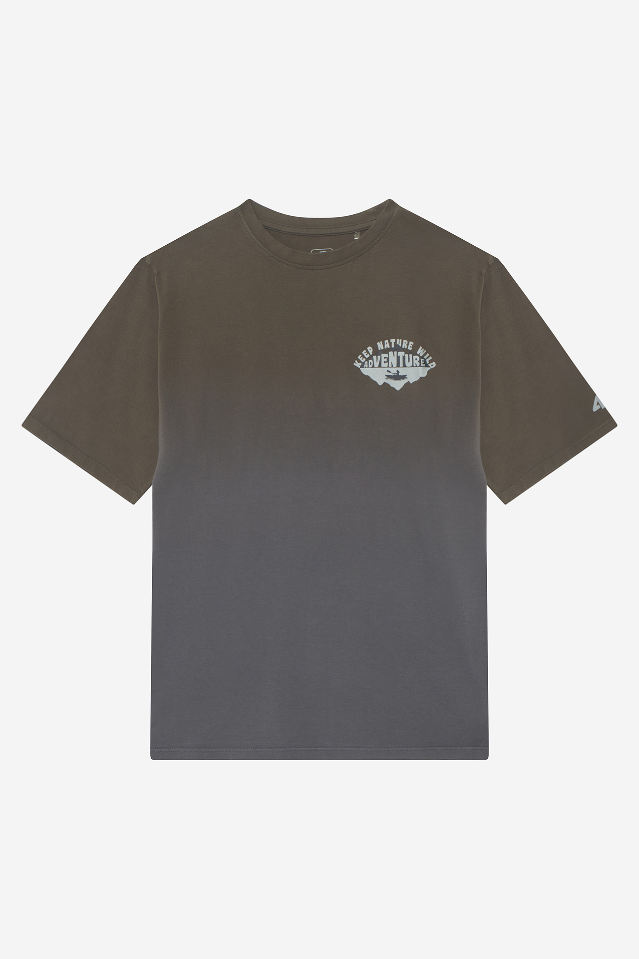 T-shirt 4F 4FJWSS26TTSHF2883-92A Szary ciemny