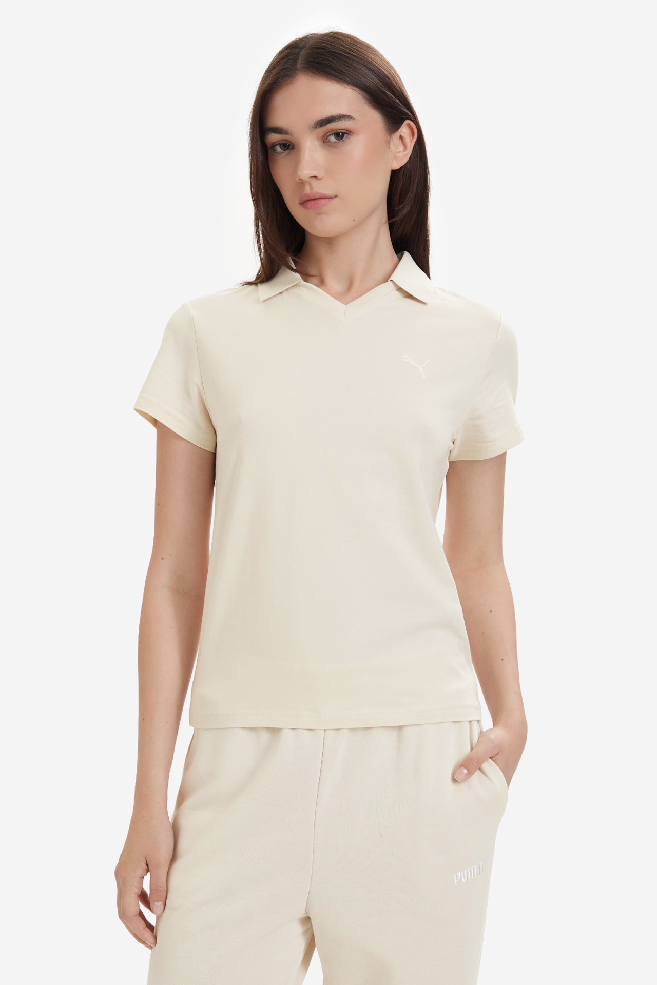 Koszulka polo PUMA 693848-87 Beżowy jasny