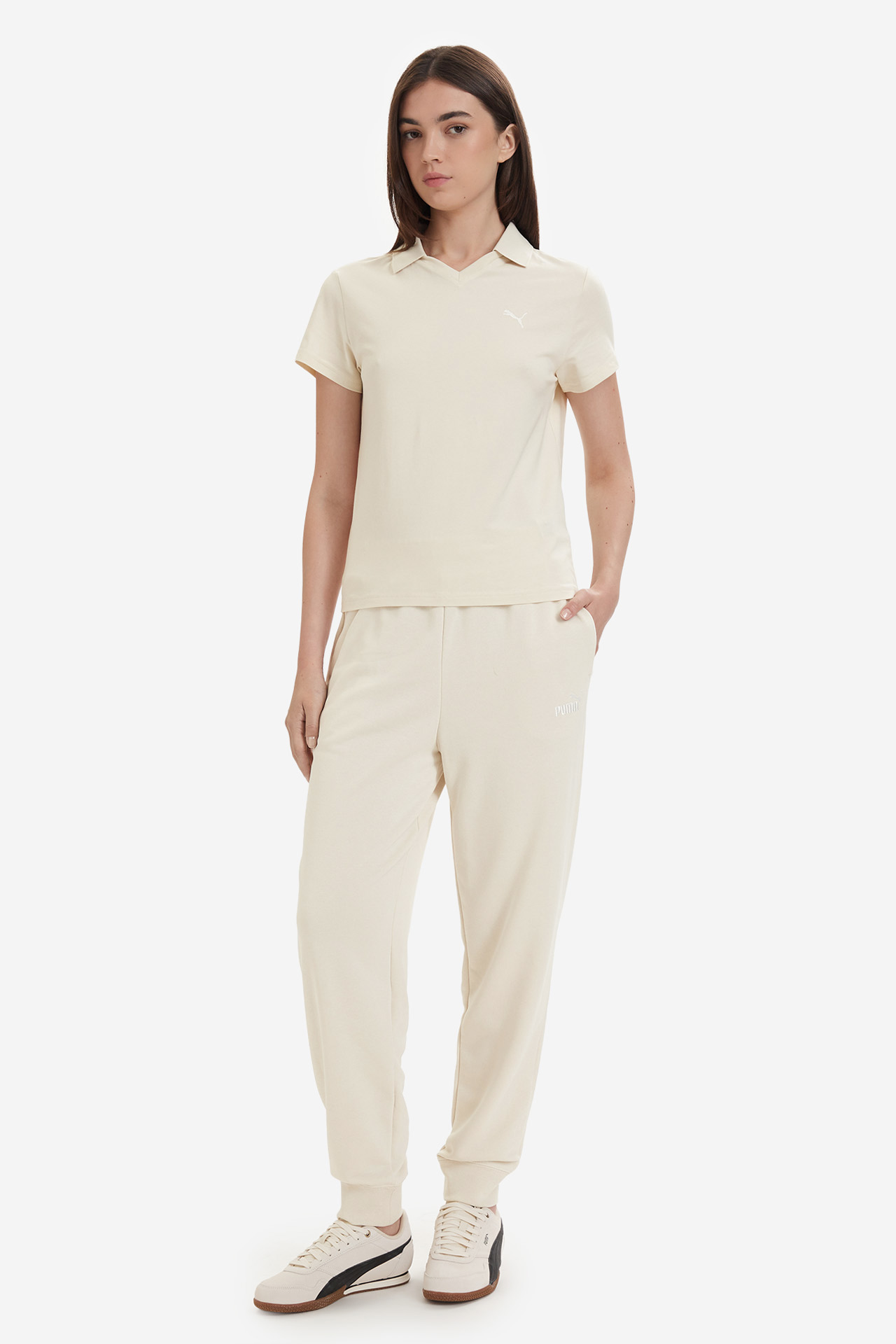 Koszulka polo PUMA 693848-87 Beżowy jasny
