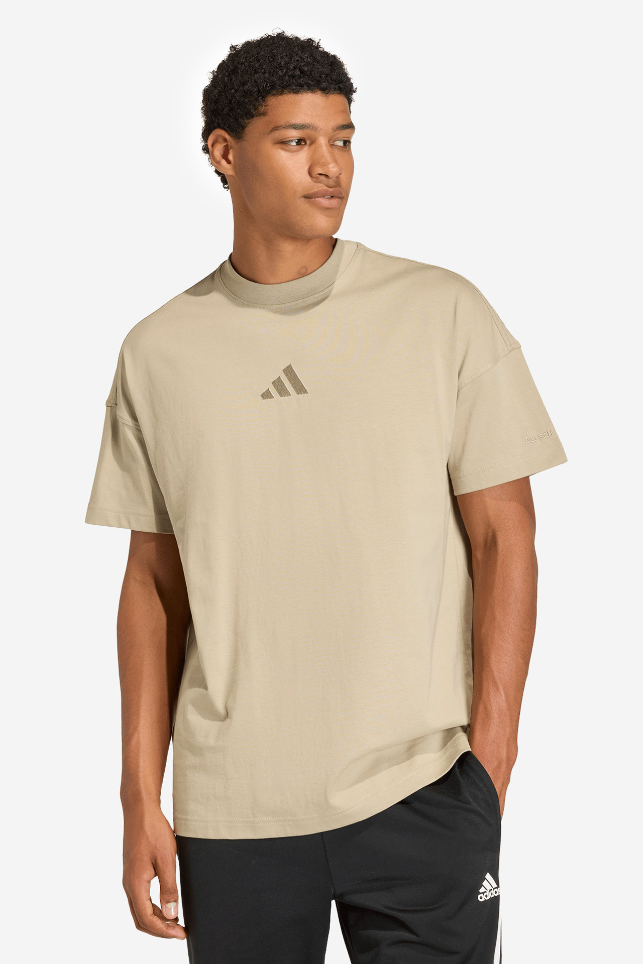 T-shirt adidas KC3187 Beżowy