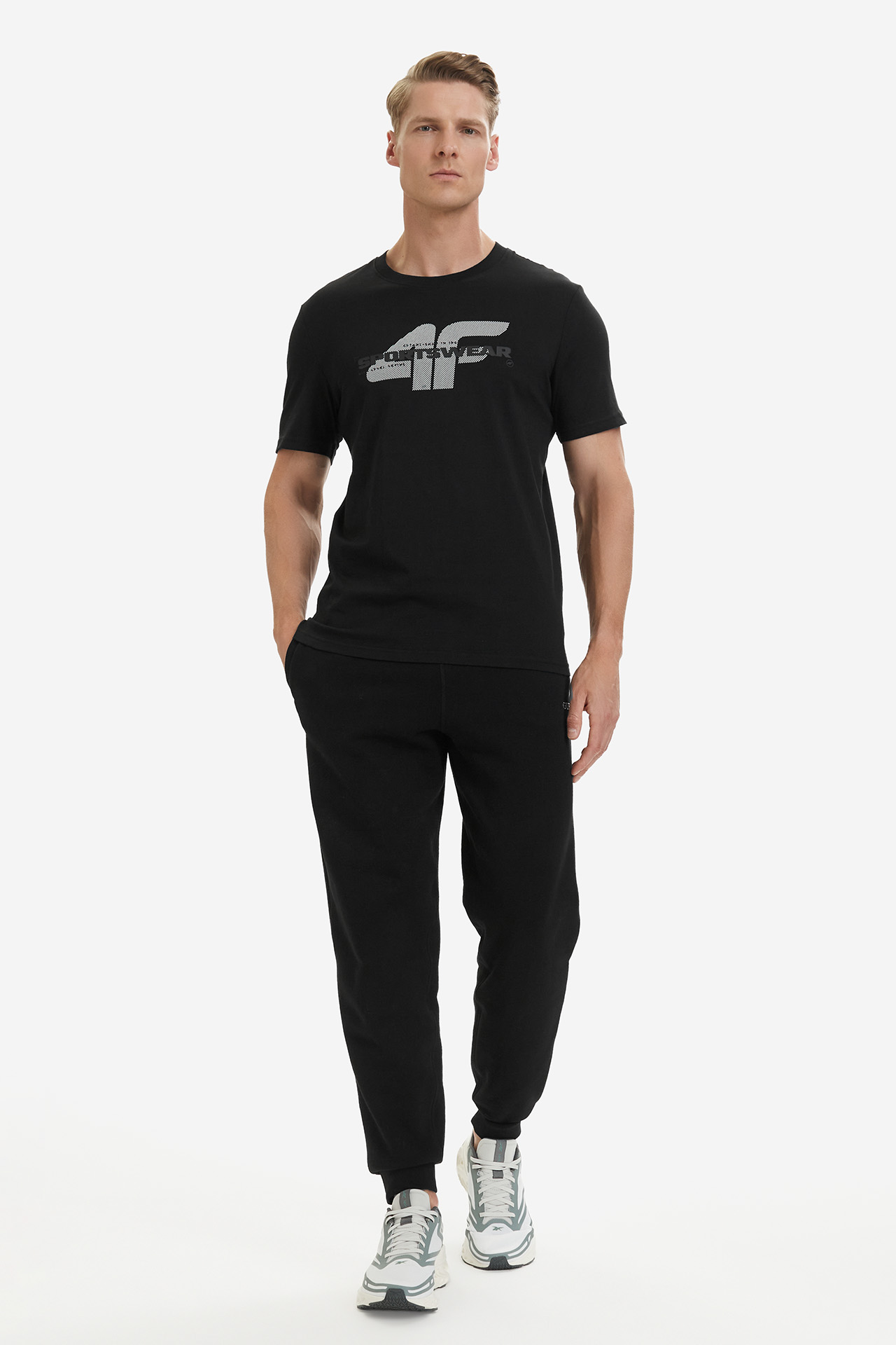 T-shirt 4F 4FWSS26TTSHM2666-20S Czarny