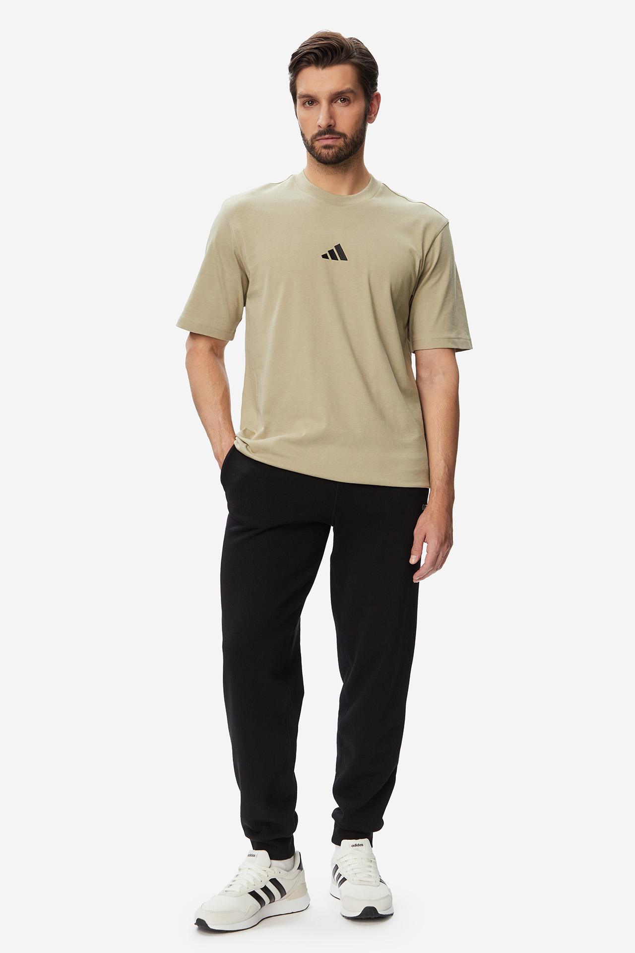 T-shirt adidas KC0905 Beżowy