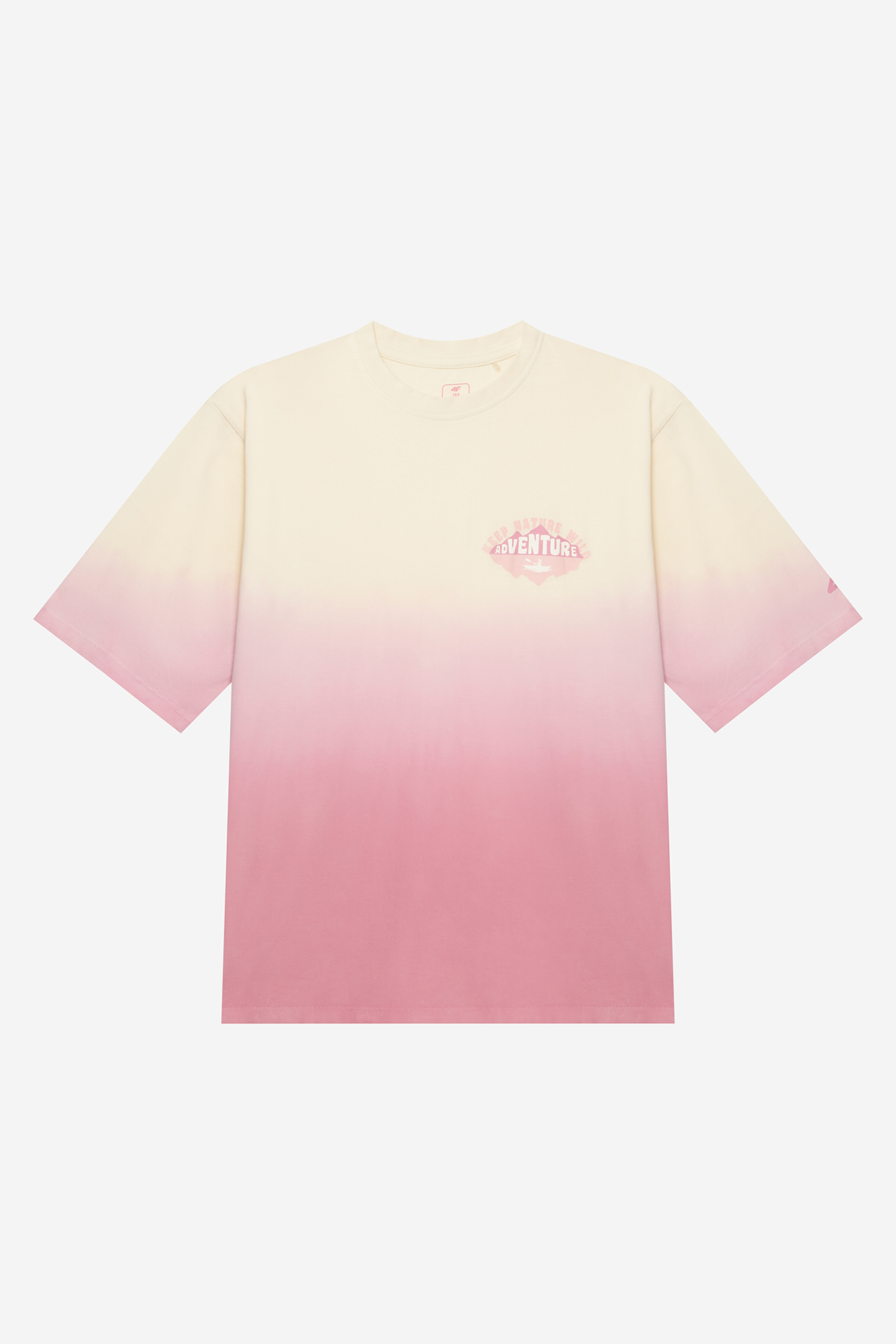 T-shirt 4F 4FJWSS26TTSHF2883-91A Różowy